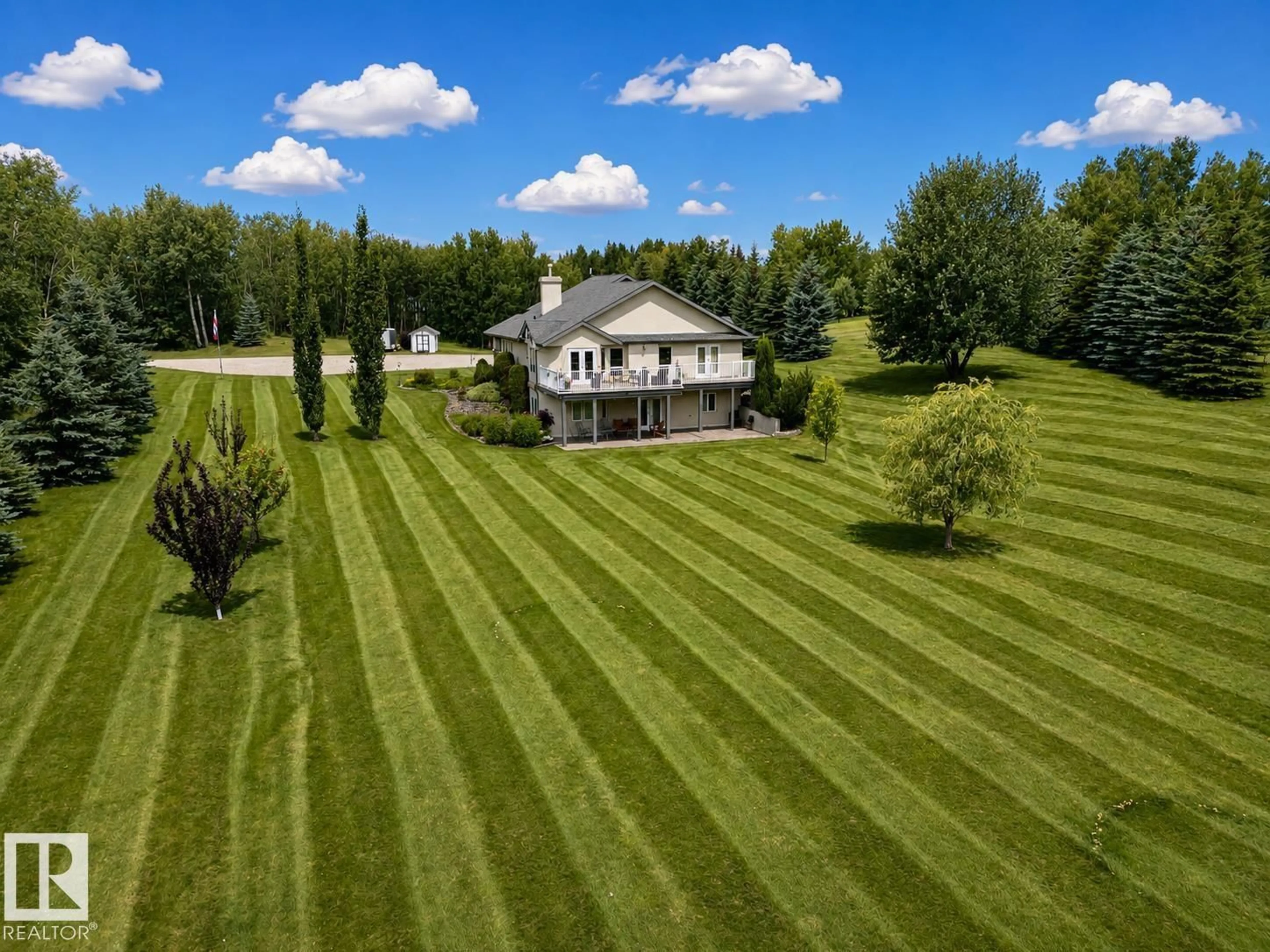 A pic from outside/outdoor area/front of a property/back of a property/a pic from drone, unknown for #6 - 53009 RGE ROAD 20, Rural Parkland County Alberta T7Y2G8