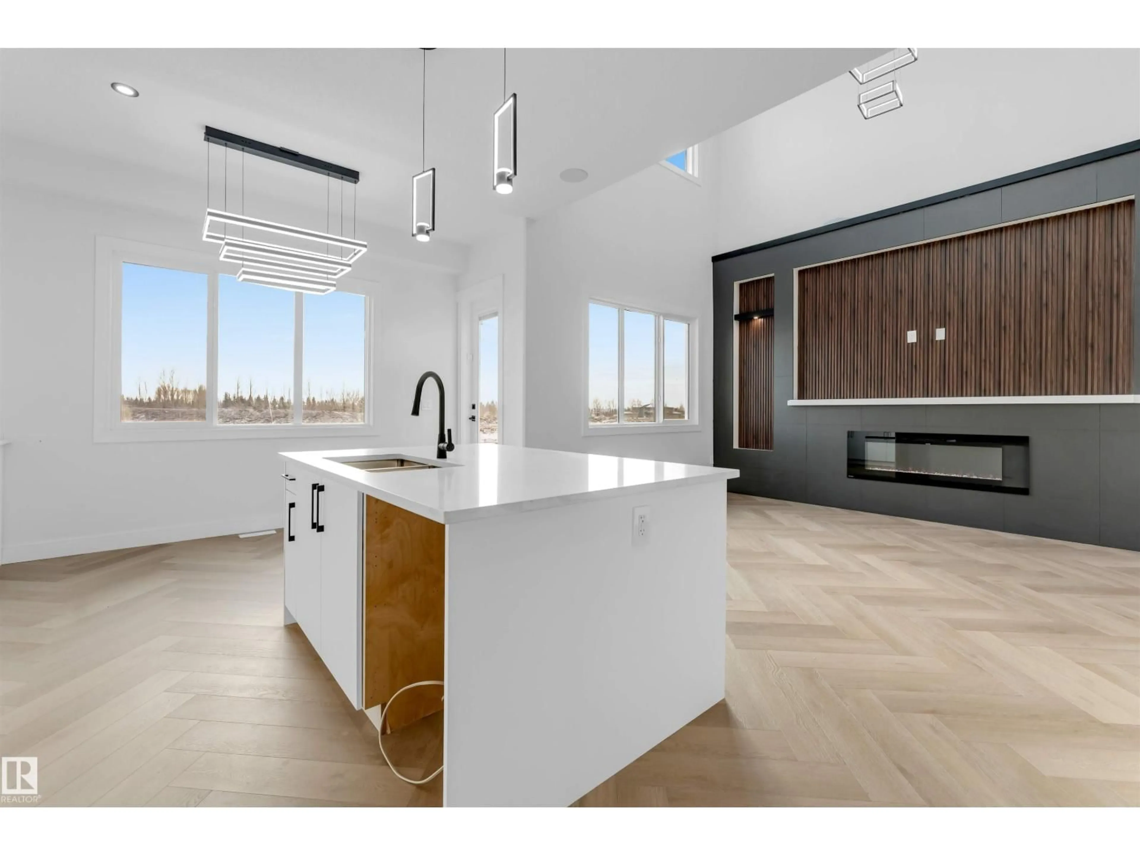 Open concept kitchen, ceramic/tile floor for NW - 13136 187 AV, Edmonton Alberta T6V0N3
