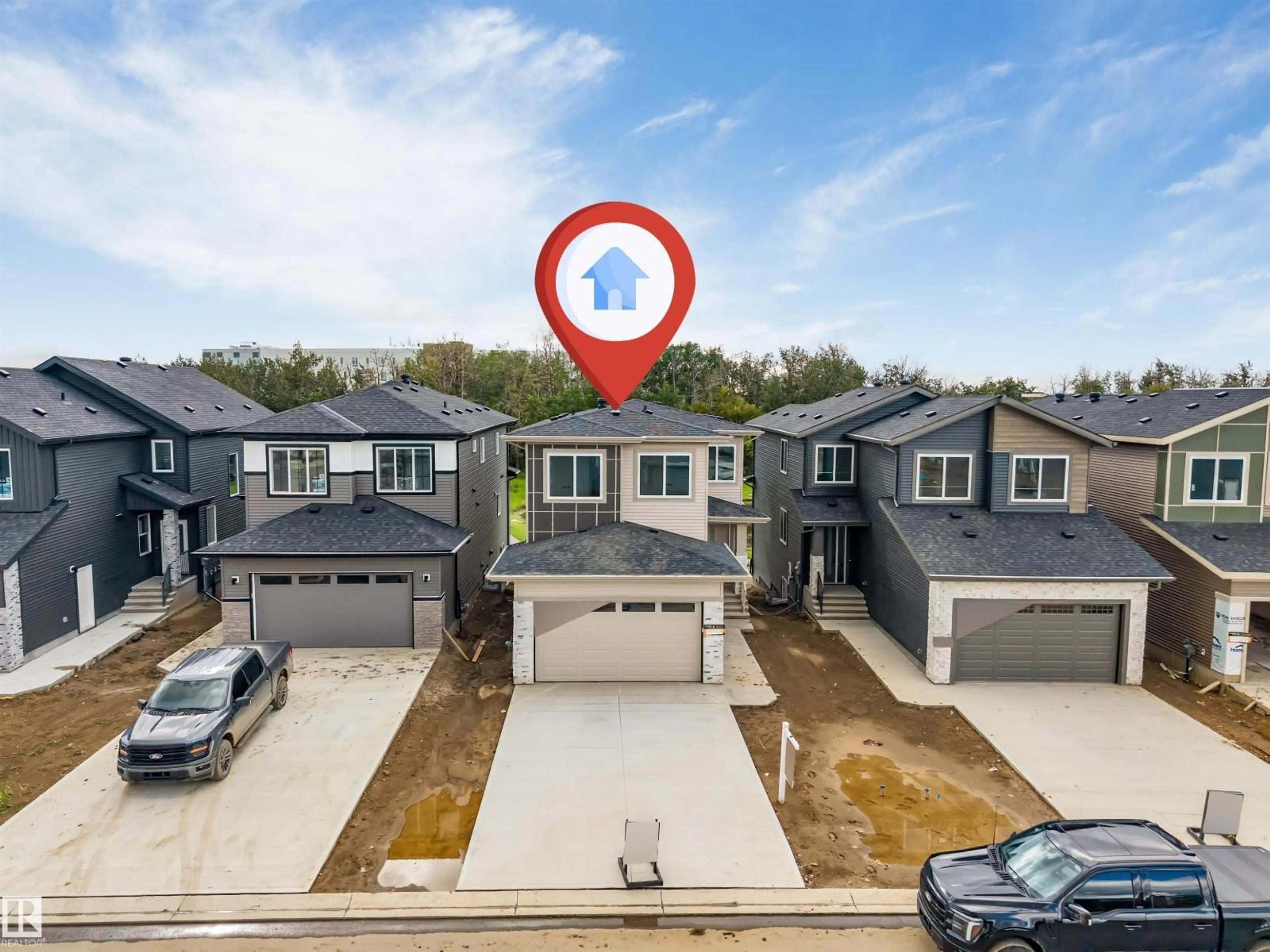 A pic from outside/outdoor area/front of a property/back of a property/a pic from drone, street for 47 NORWYK WY, Spruce Grove Alberta T7X4E9