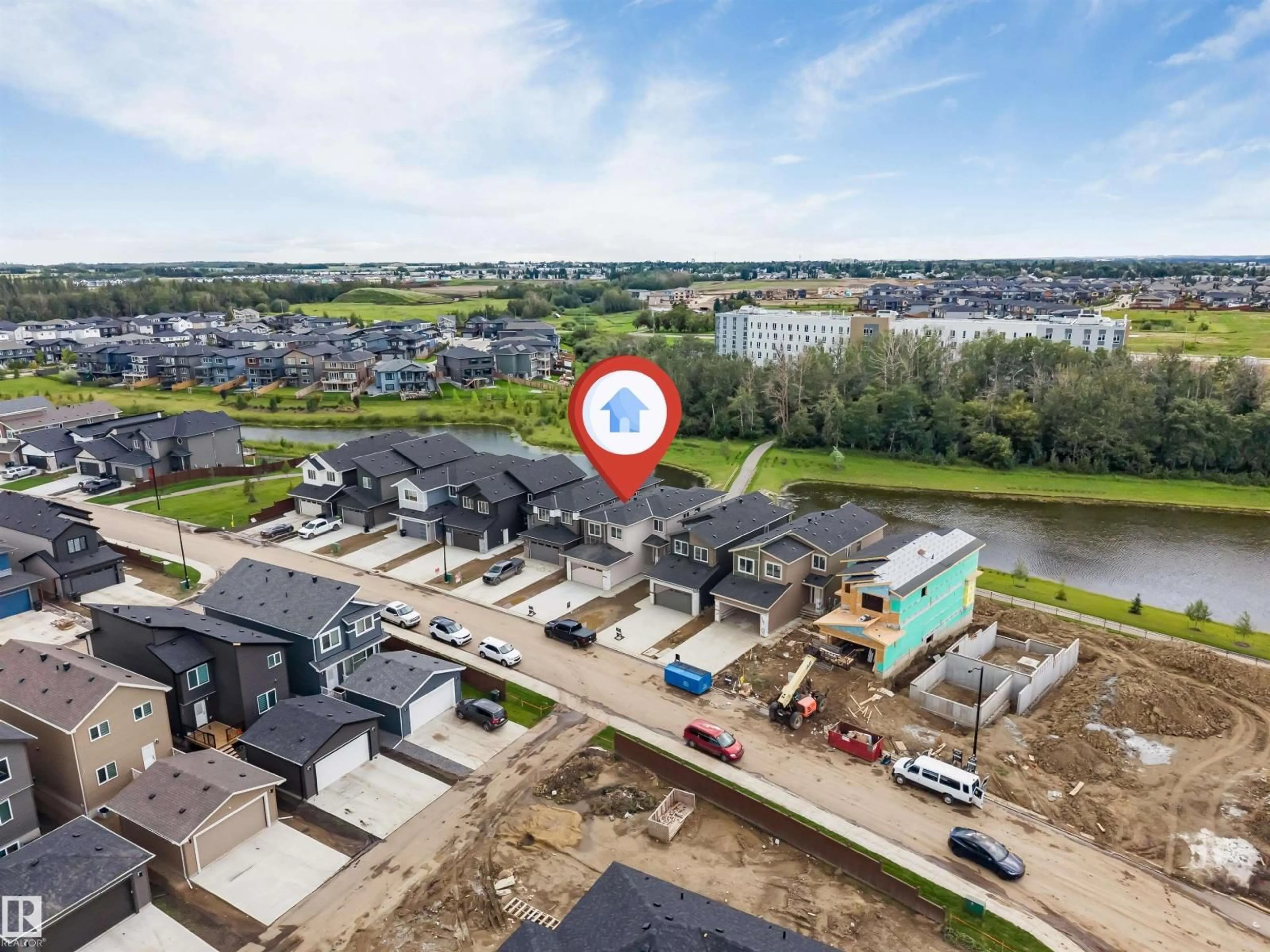 A pic from outside/outdoor area/front of a property/back of a property/a pic from drone, street for 47 NORWYK WY, Spruce Grove Alberta T7X4E9