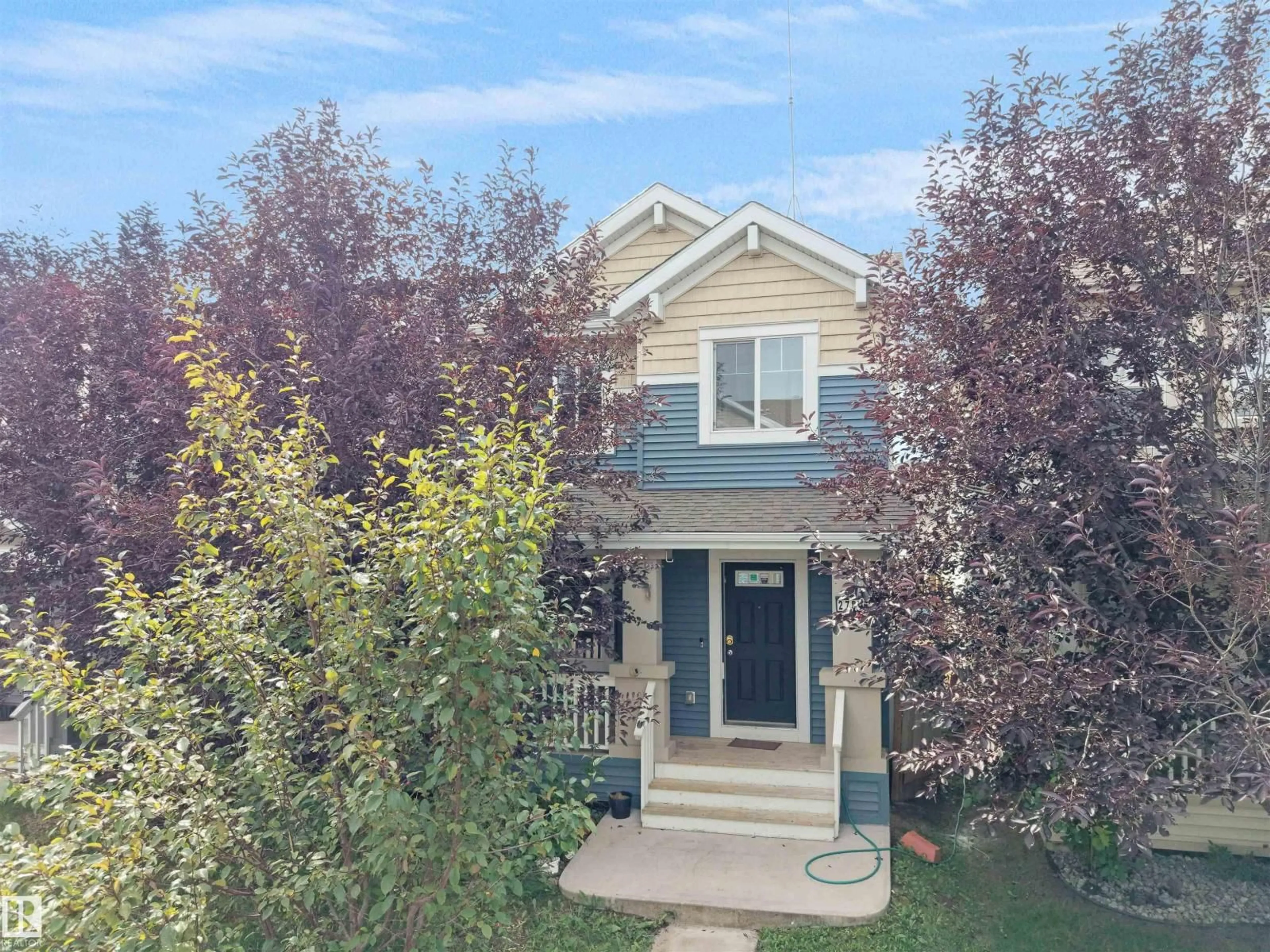 Home with vinyl exterior material, street for GR SW - 2787 COUGHLAN GREEN, Edmonton Alberta T6W0Y8