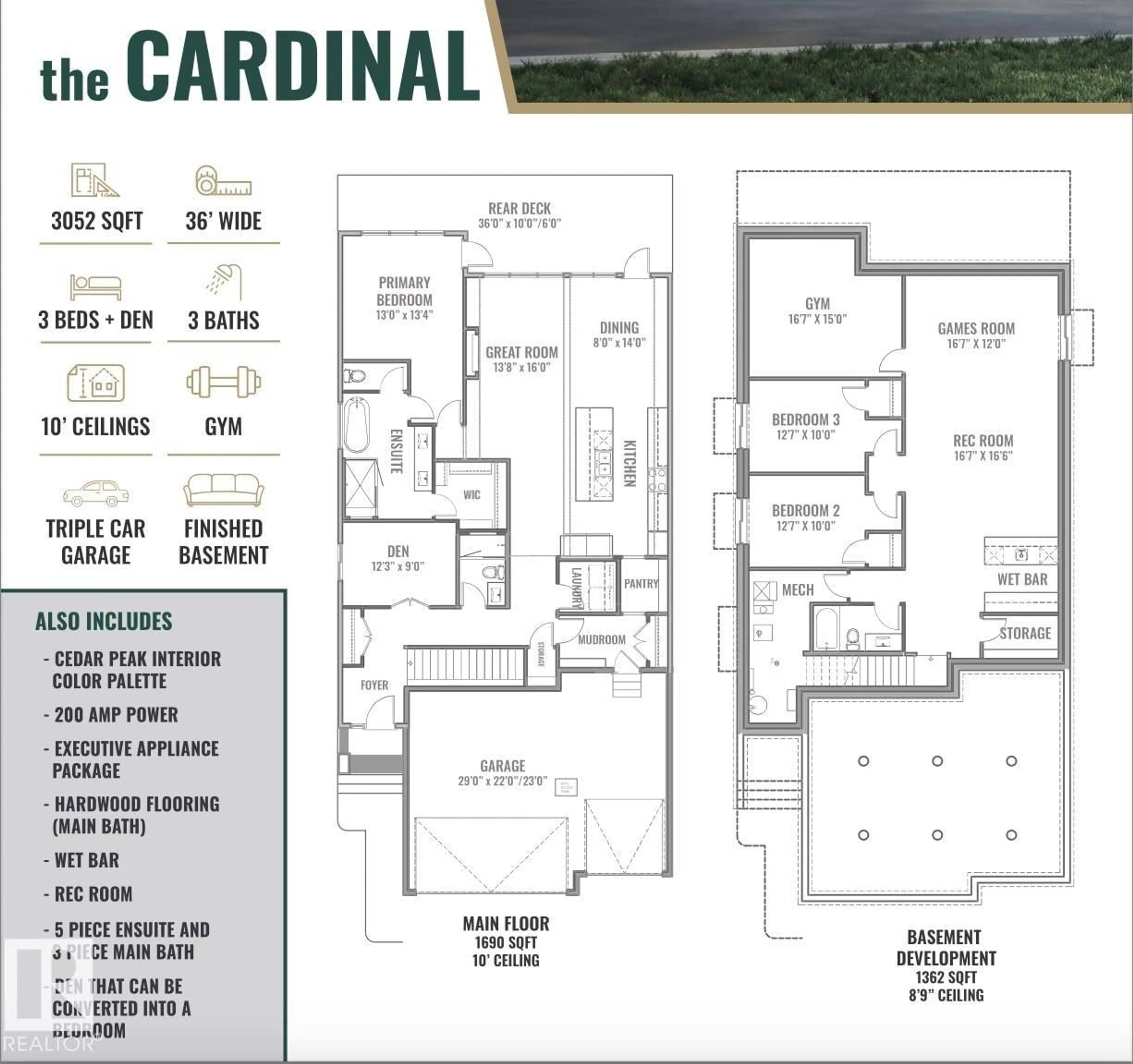 Floor plan for 33 BROOKSIDE DR, Sherwood Park Alberta T8H3B2