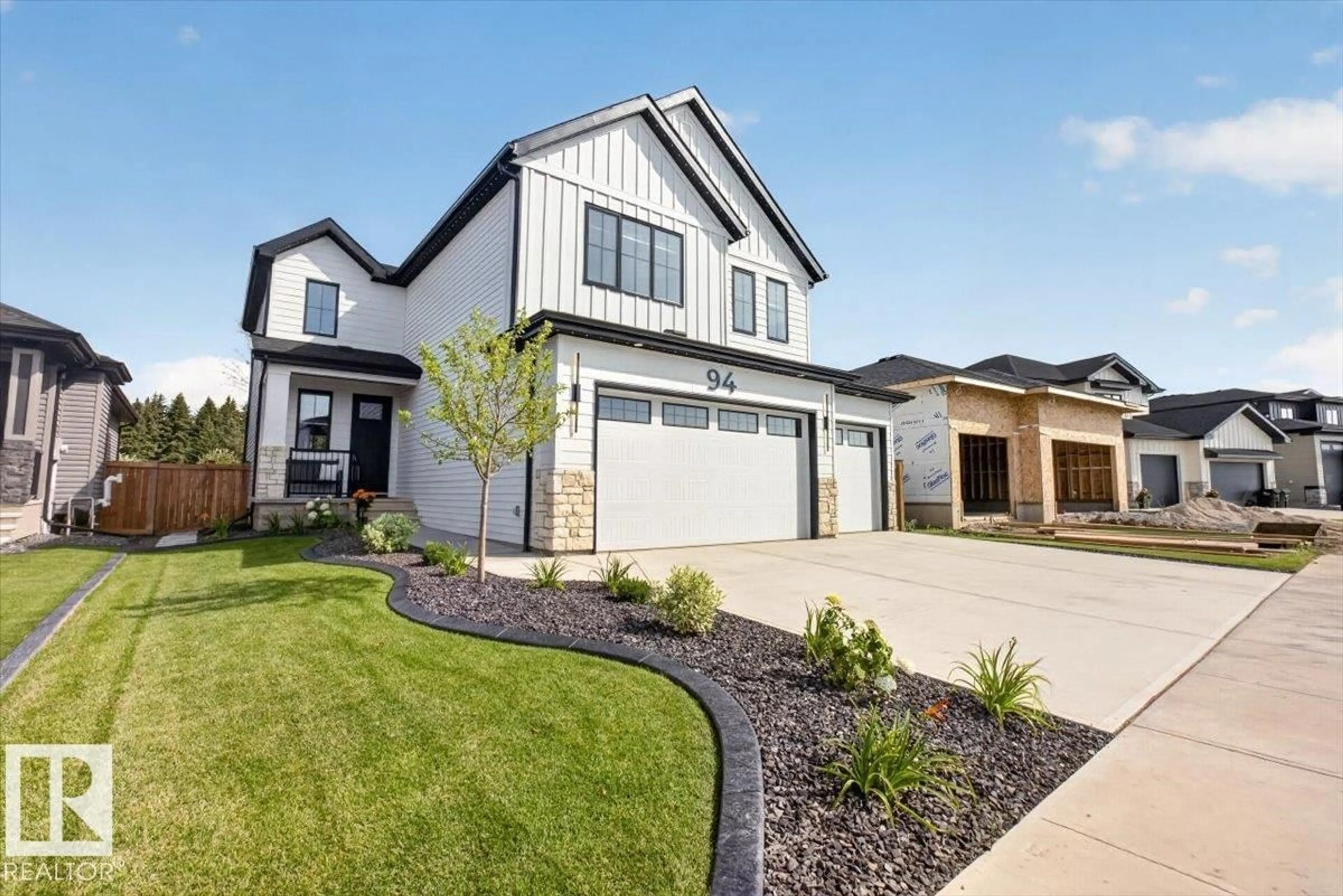 Home with brick exterior material, street for 94 HARVEST CR, Ardrossan Alberta T8E0A8