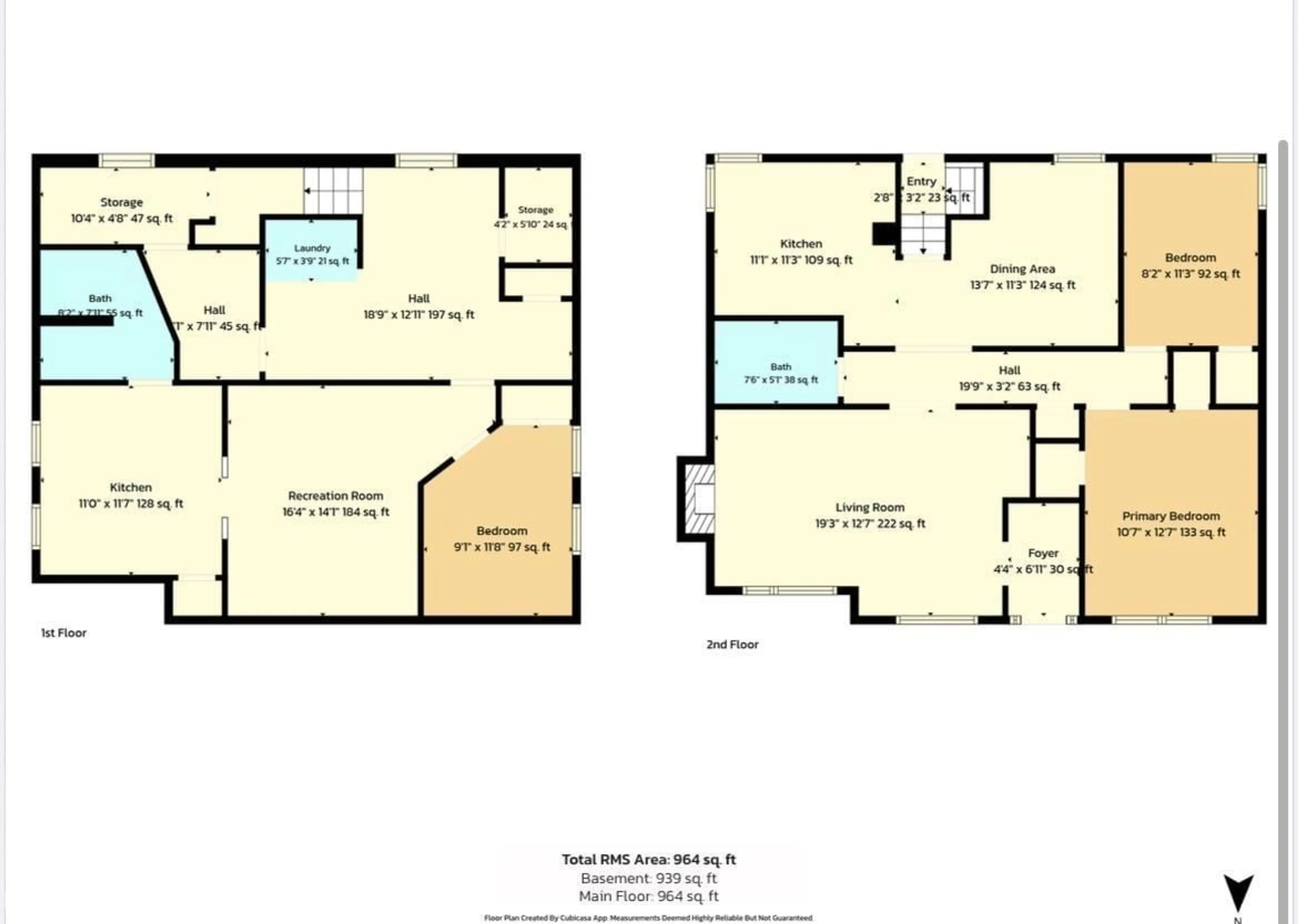 Floor plan for 12811 117 AV, Edmonton Alberta T5M3H2