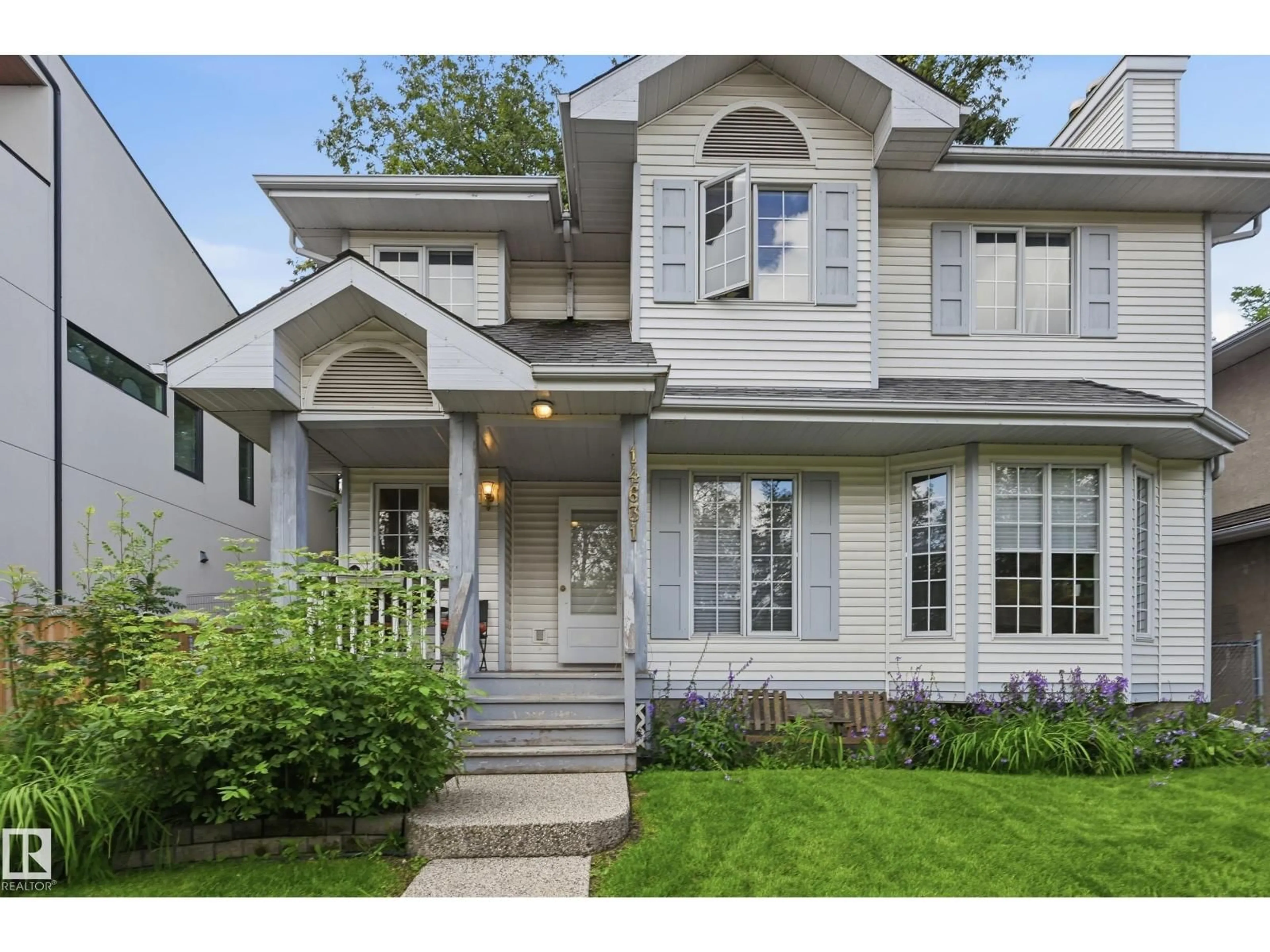 Home with brick exterior material, street for 14631 SUMMIT DR, Edmonton Alberta T5N3T4