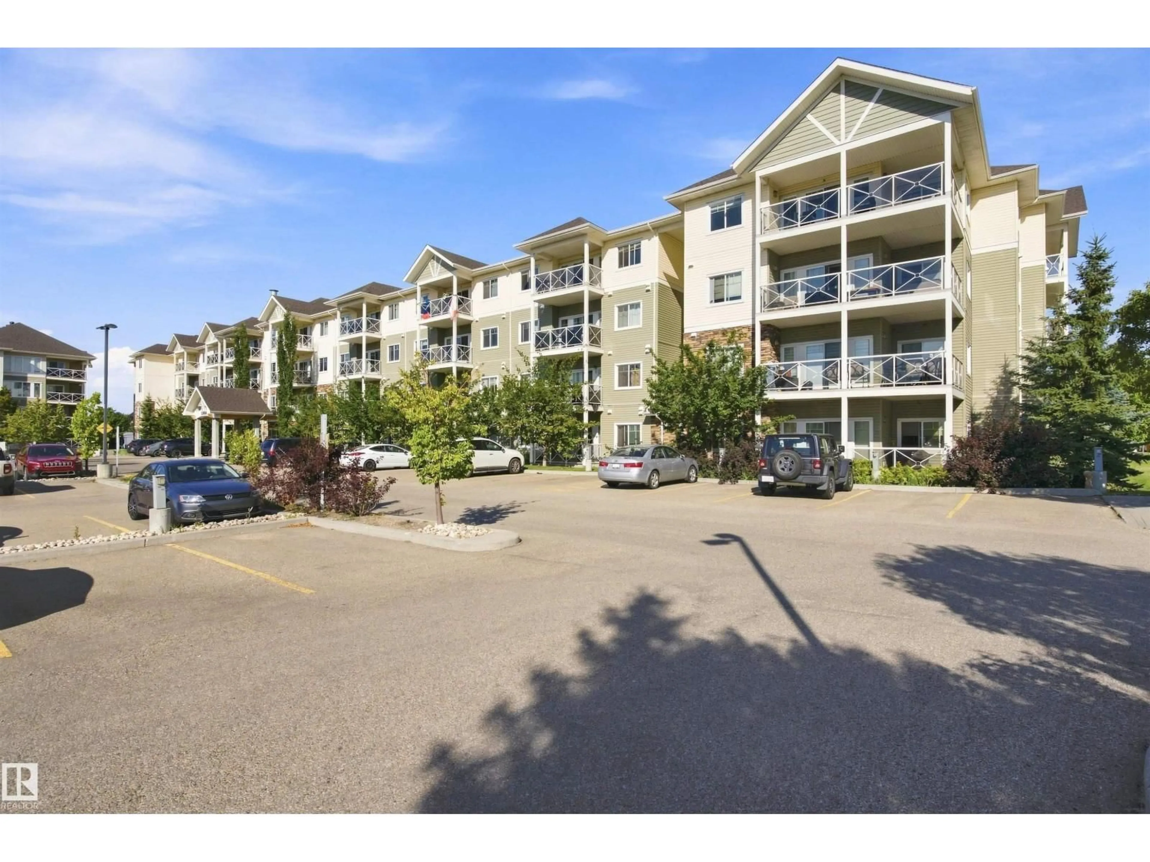 A pic from outside/outdoor area/front of a property/back of a property/a pic from drone, unknown for #406 - 12650 142 AV, Edmonton Alberta T5X0J4