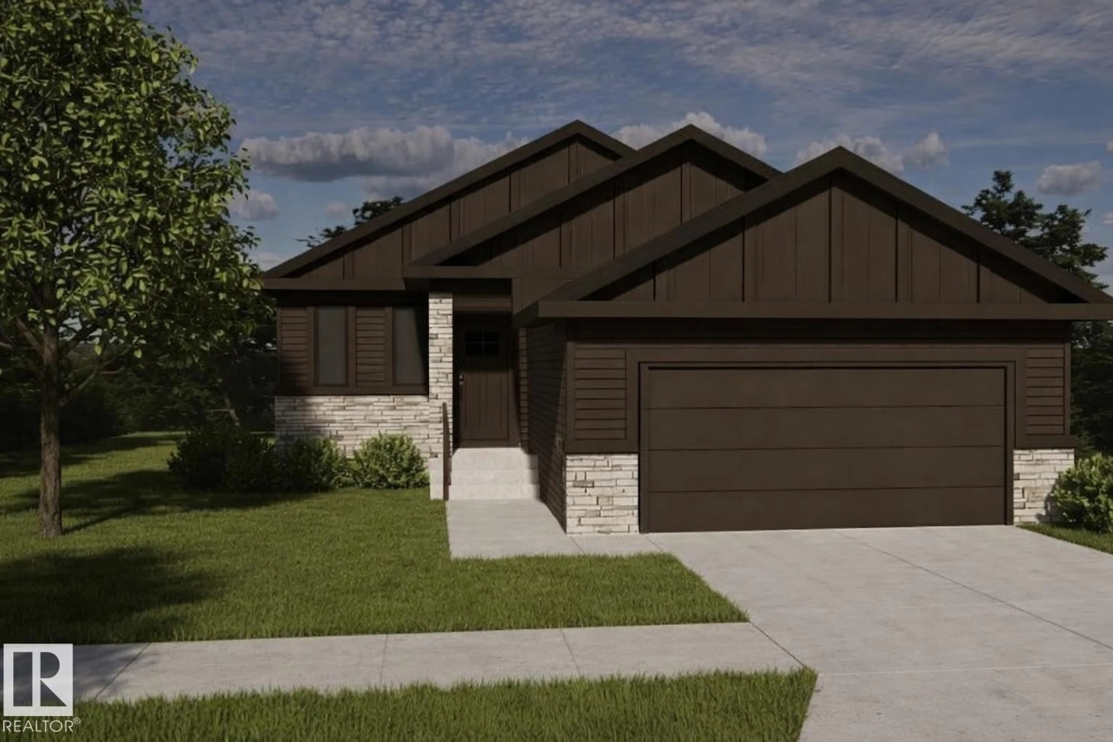 Home with brick exterior material, street for 9237 102 ST, Morinville Alberta T8R2R4