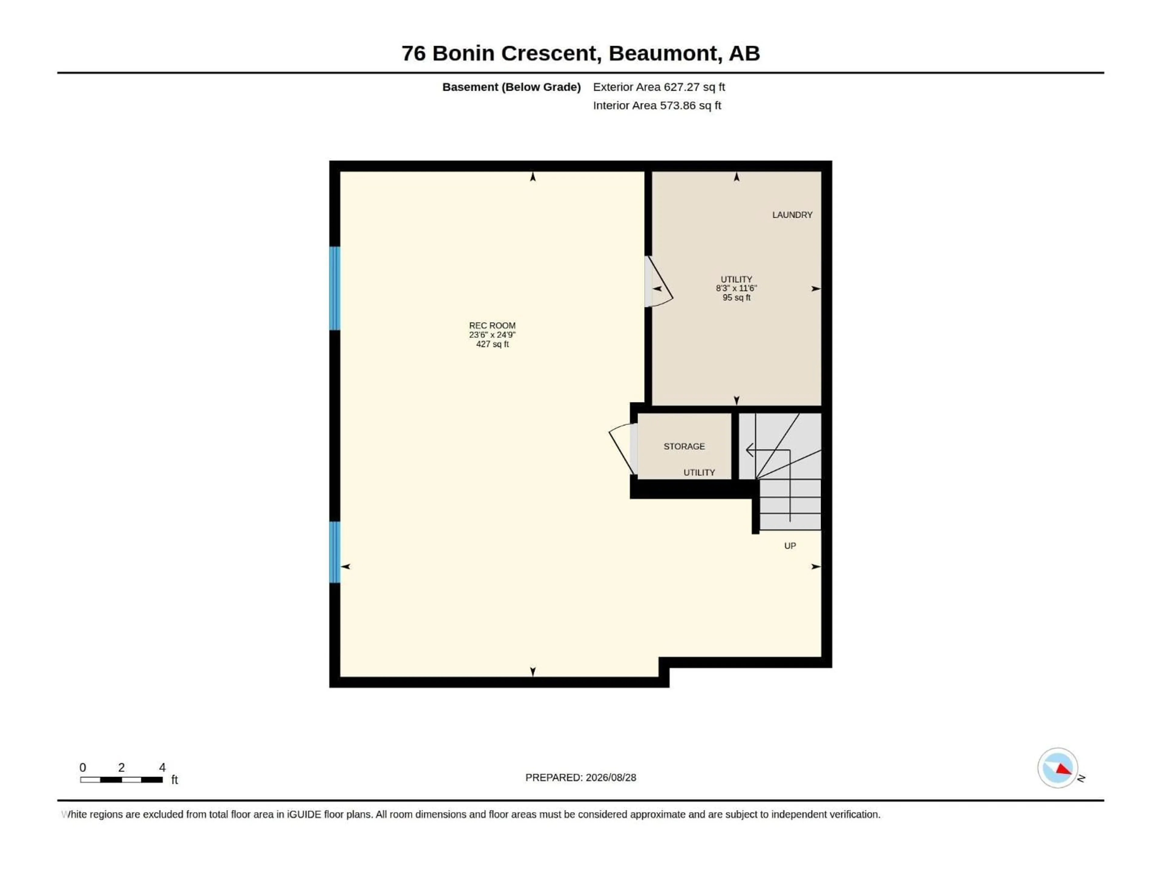 Floor plan for 76 BONIN CR, Beaumont Alberta T4X1R9