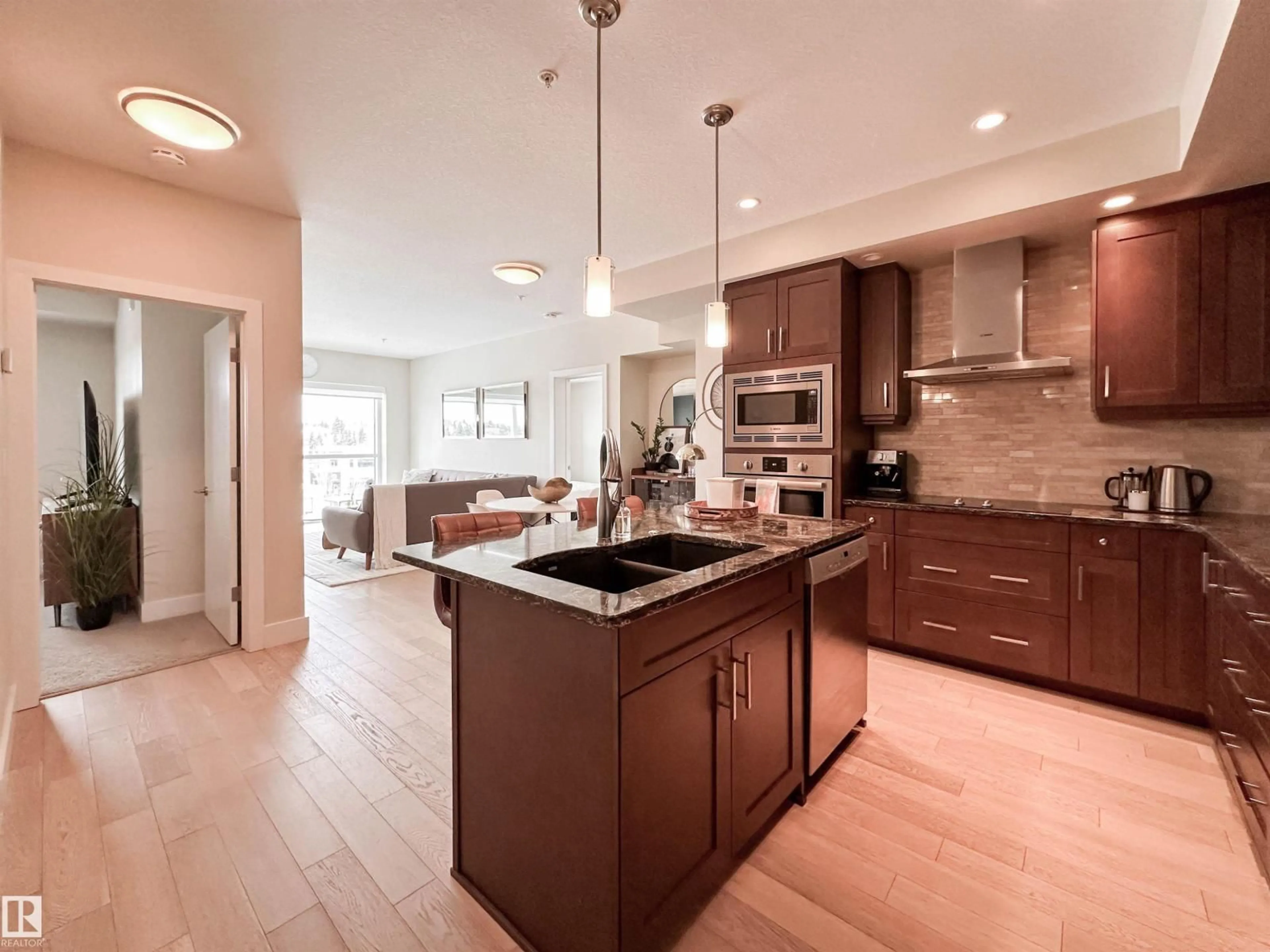 Open concept kitchen, unknown for 200 - 718 BELLEROSE DR, St. Albert Alberta T8N7P7