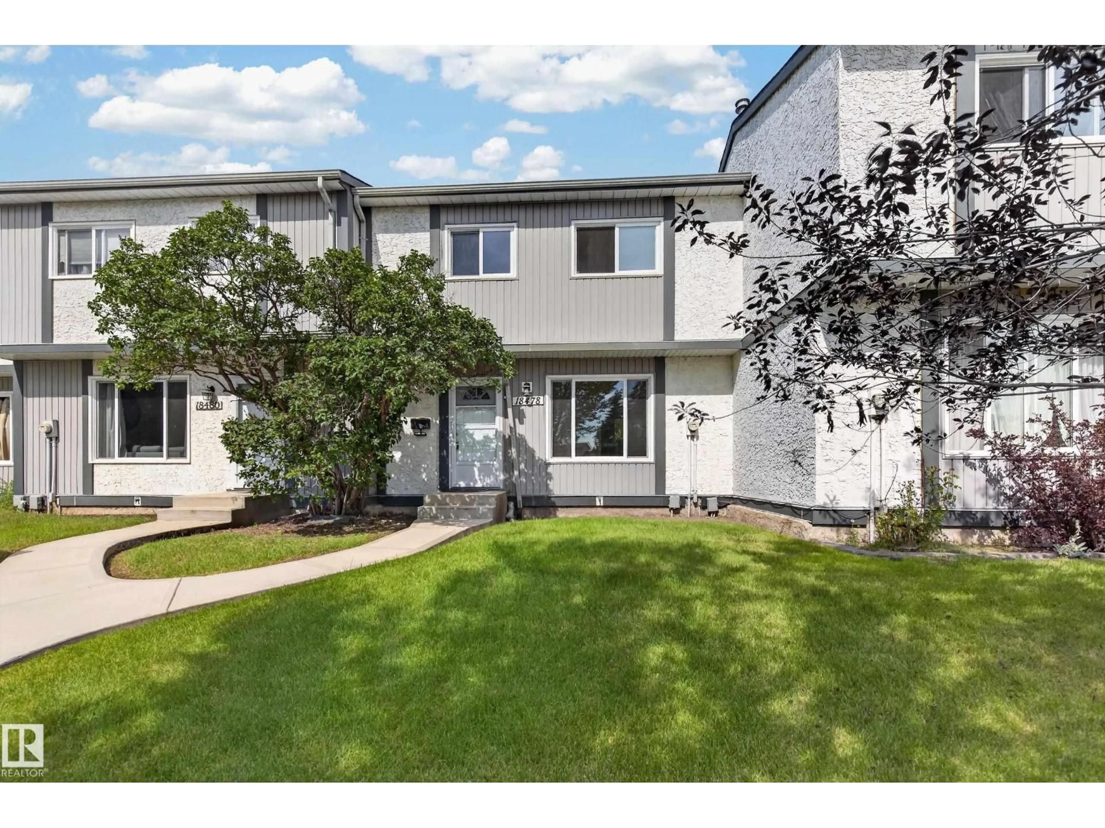 Home with vinyl exterior material, street for NW - 18478 62B AV, Edmonton Alberta T5T2N7