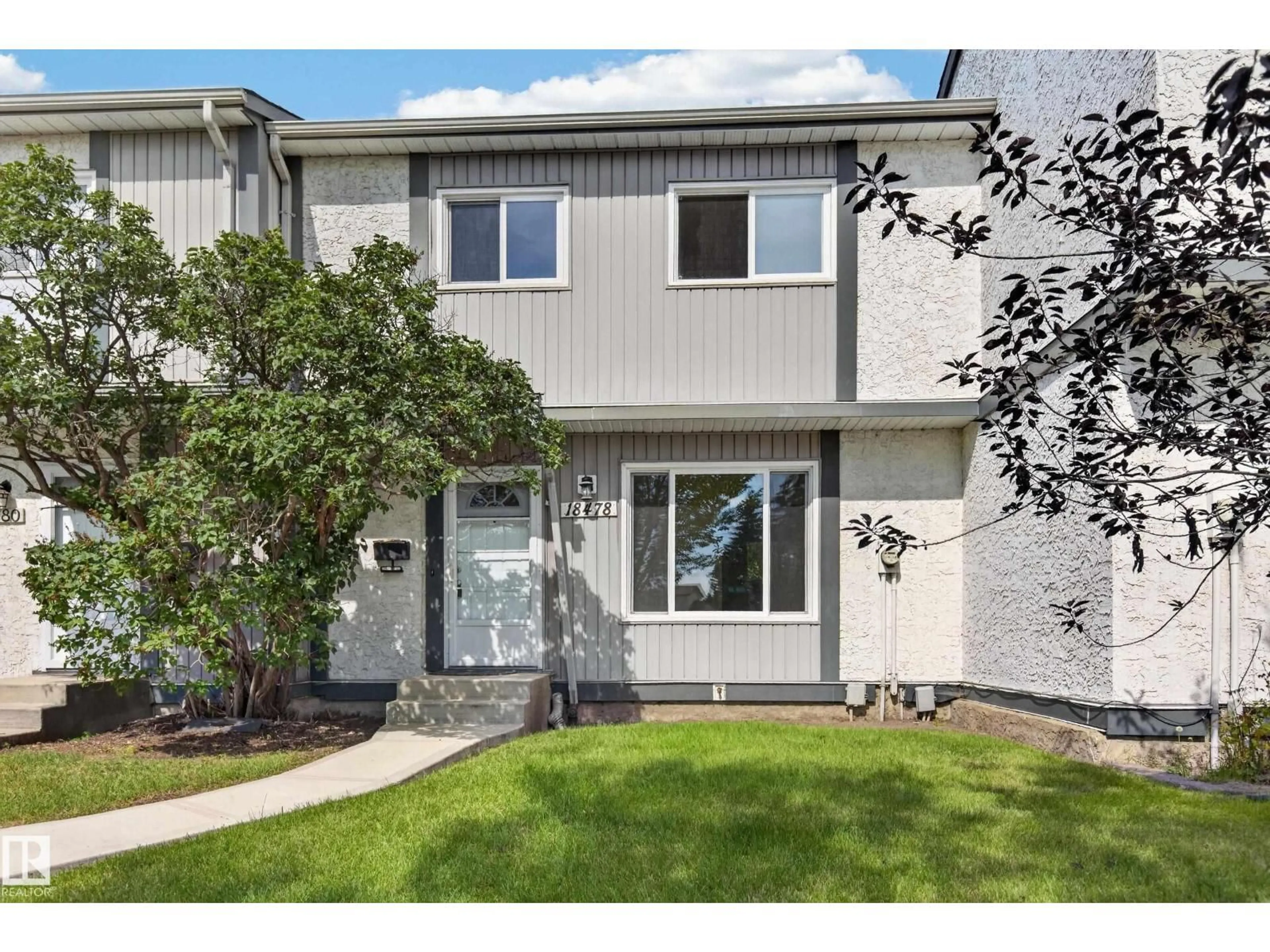 Home with vinyl exterior material, street for NW - 18478 62B AV, Edmonton Alberta T5T2N7