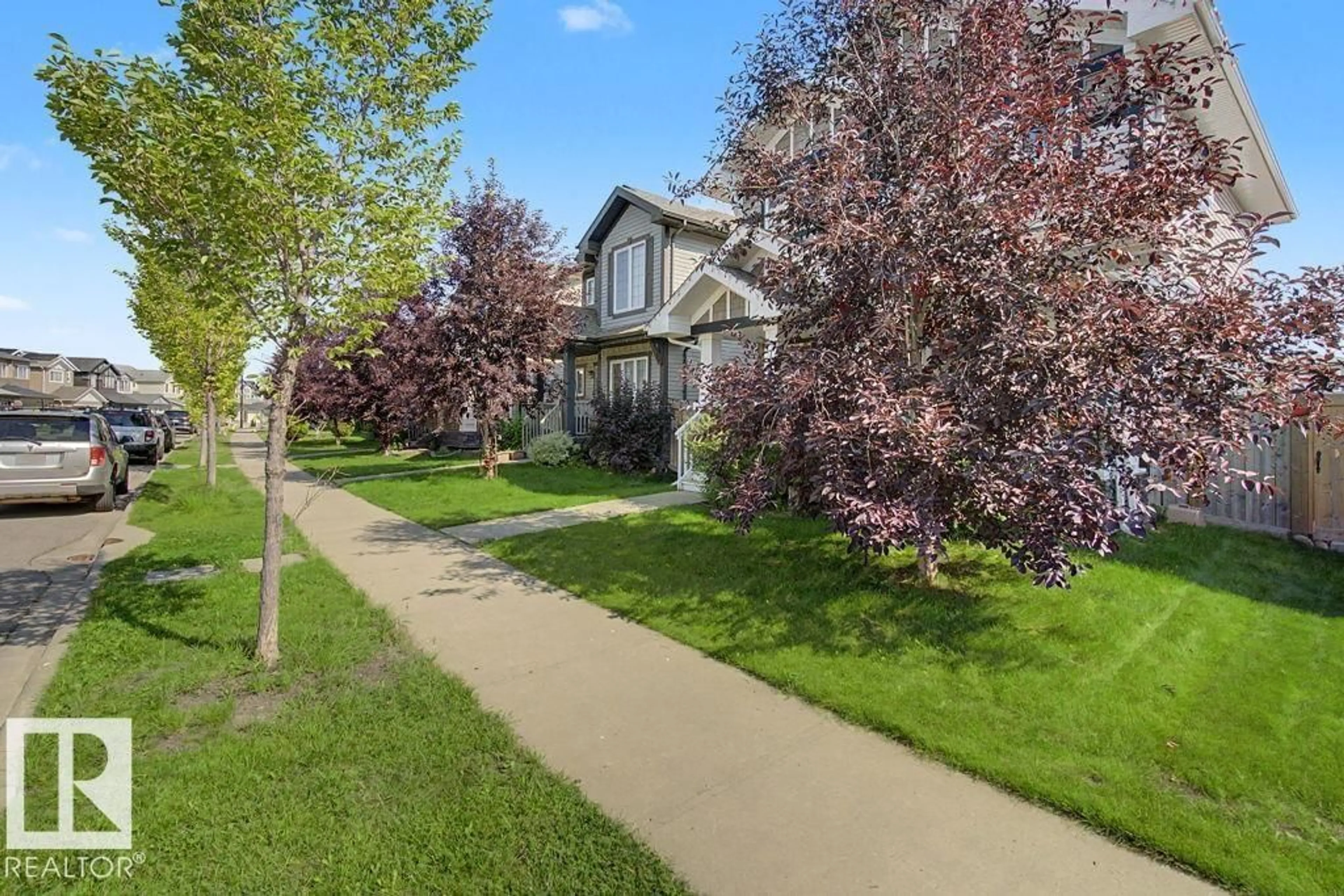 A pic from outside/outdoor area/front of a property/back of a property/a pic from drone, street for NW - 7403 179 AV, Edmonton Alberta T5Z0M7