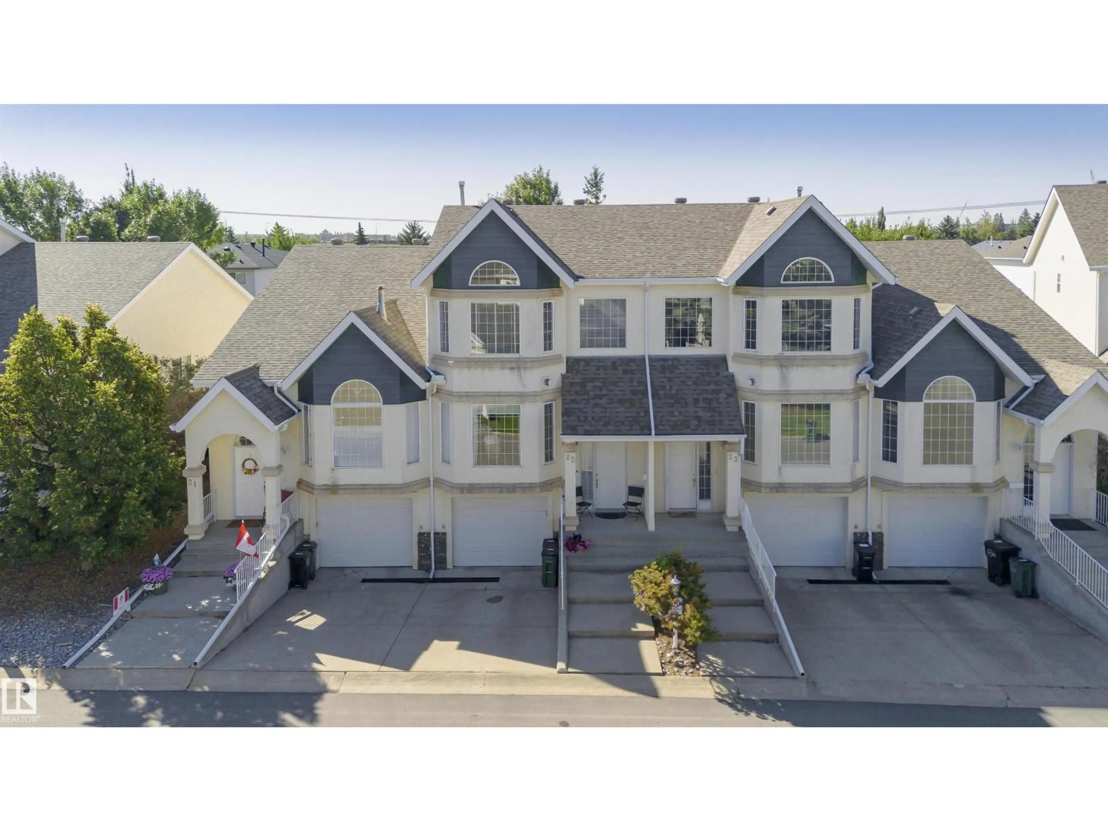 A pic from outside/outdoor area/front of a property/back of a property/a pic from drone, street for #22 - 11717 9B AV, Edmonton Alberta T6J7B7