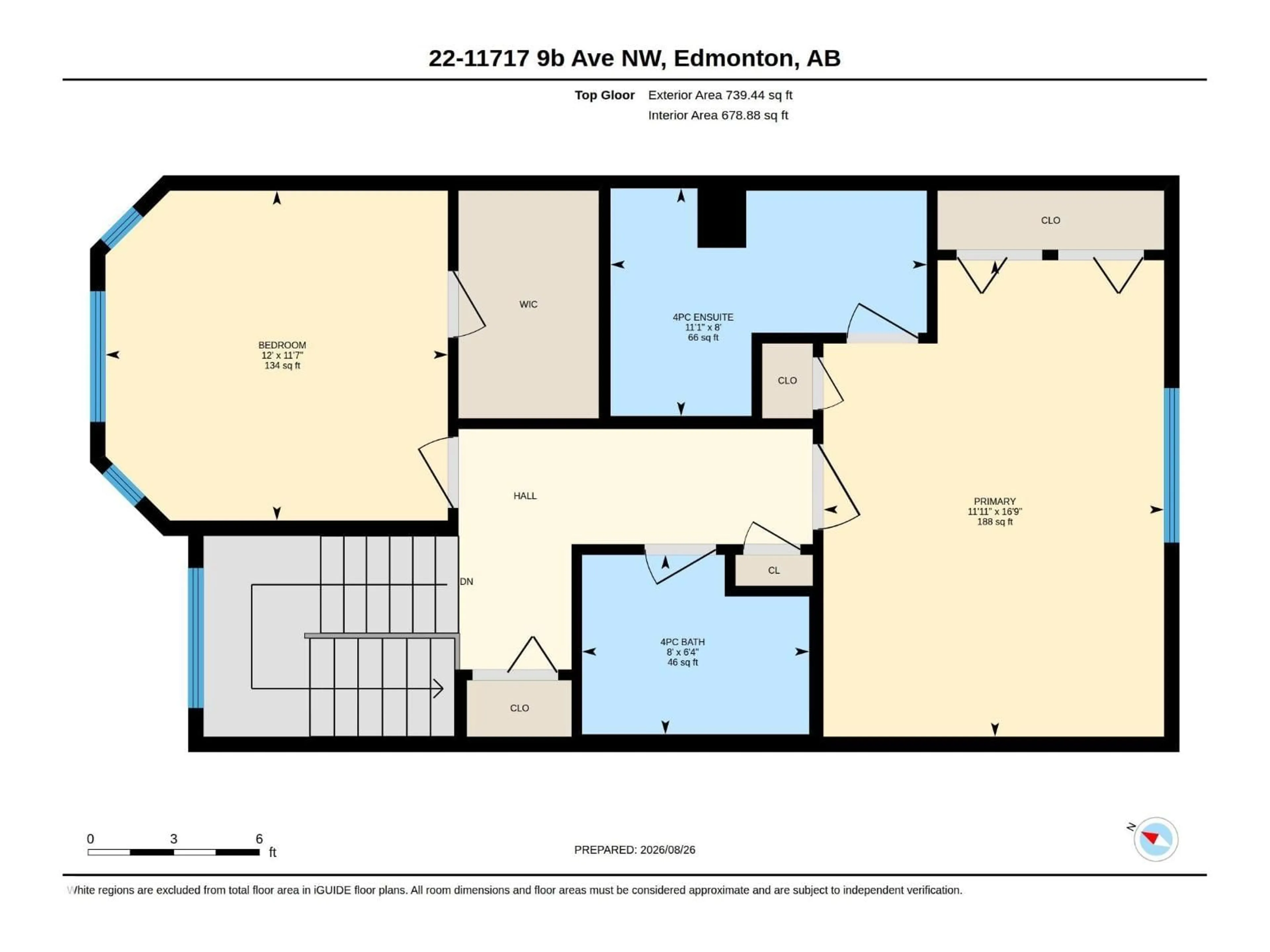 Floor plan for #22 - 11717 9B AV, Edmonton Alberta T6J7B7