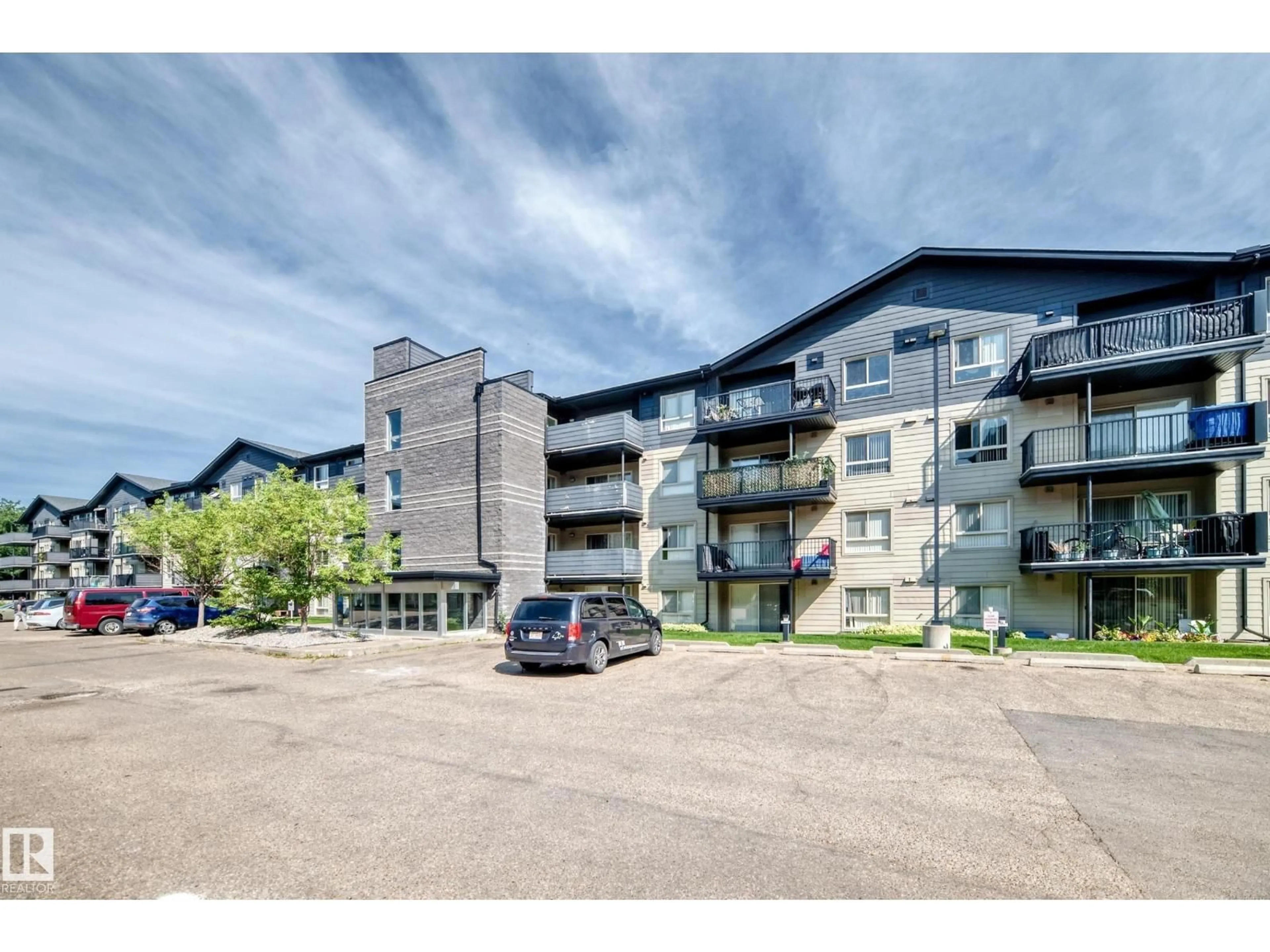 A pic from outside/outdoor area/front of a property/back of a property/a pic from drone, unknown for #216 - 17003 67 AV, Edmonton Alberta T5T6Y5