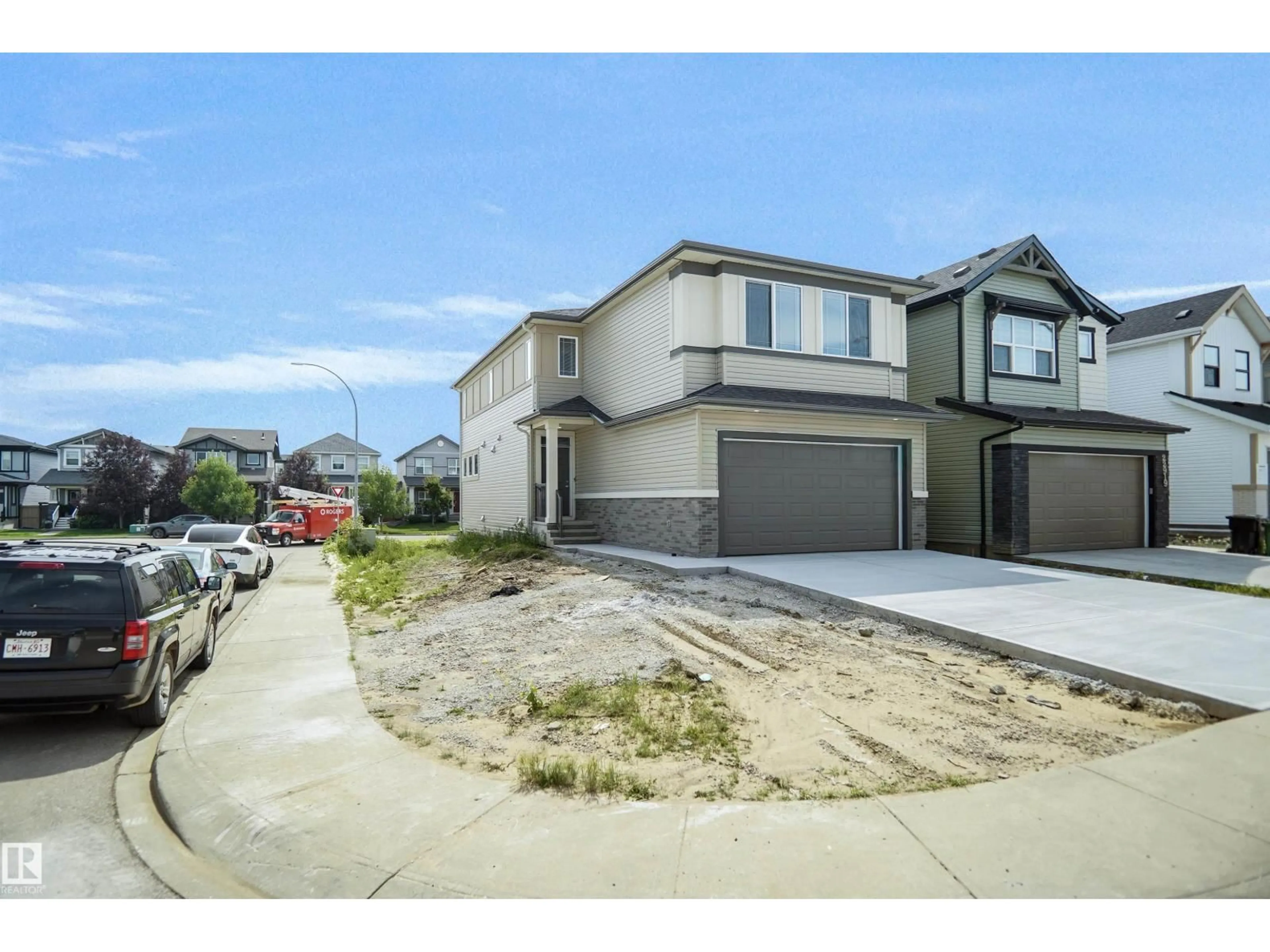 A pic from outside/outdoor area/front of a property/back of a property/a pic from drone, street for 22915 95 AV, Edmonton Alberta T5T7H6