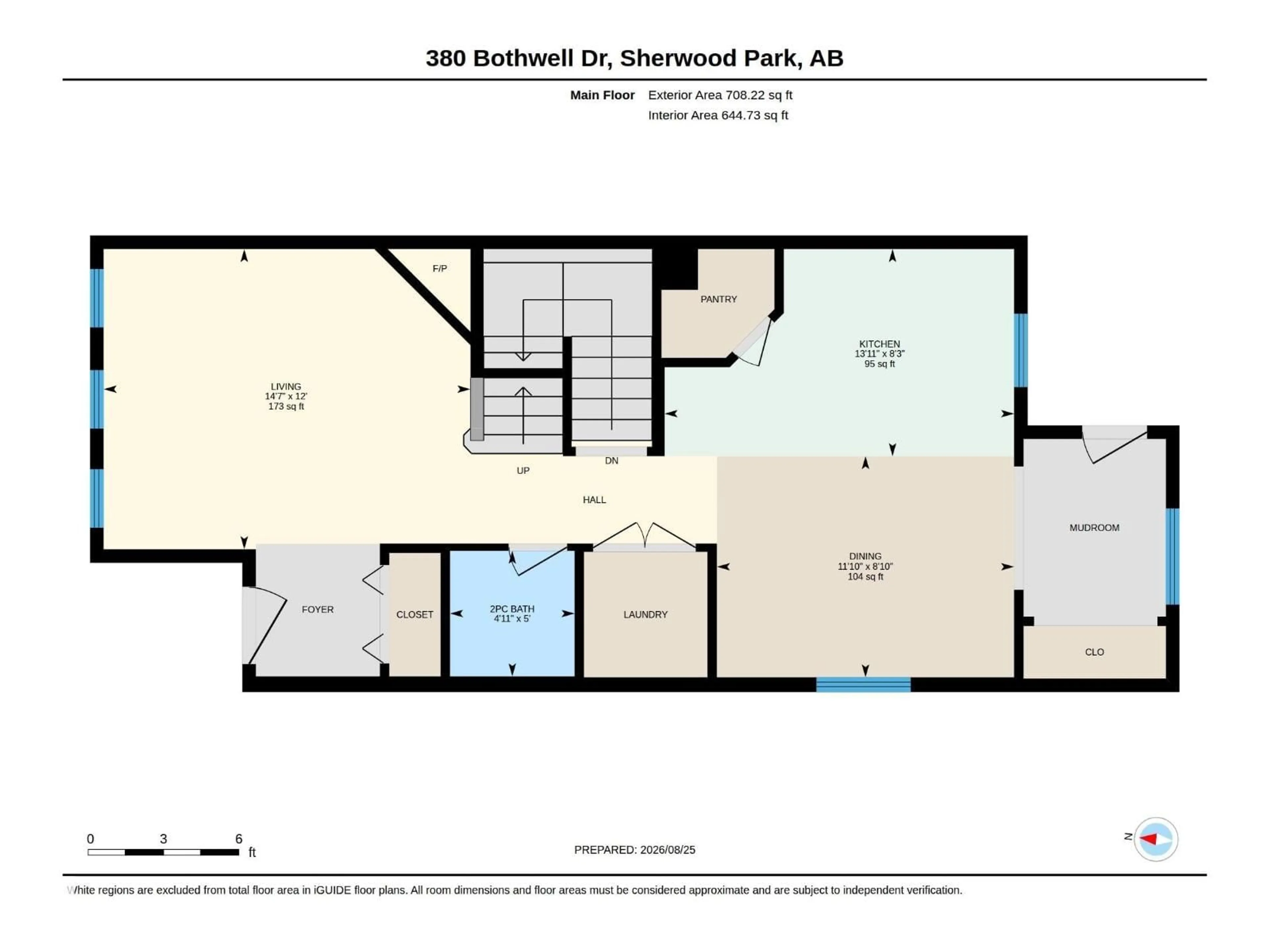 Floor plan for 380 BOTHWELL DR, Sherwood Park Alberta T8H2M6