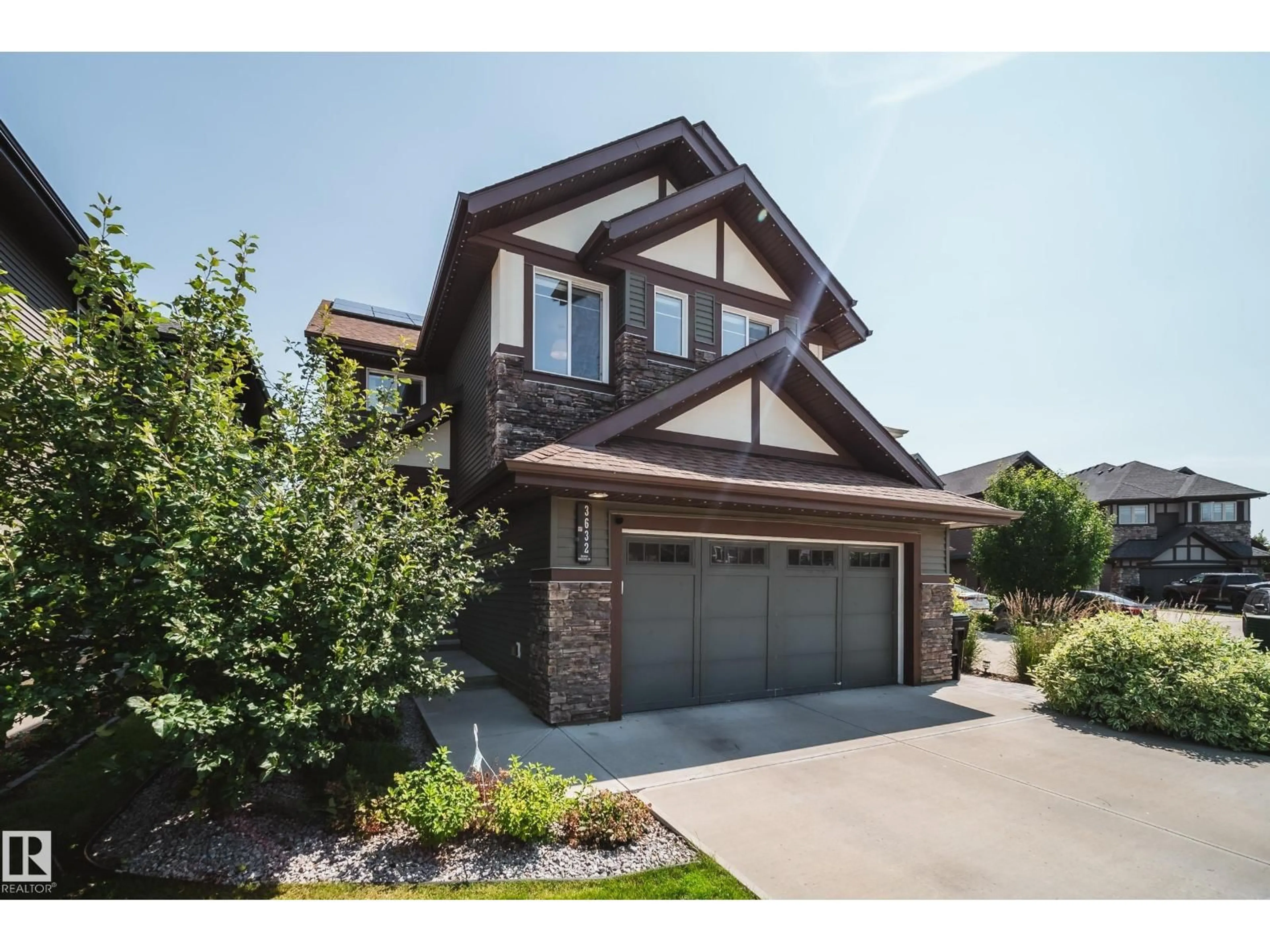 Home with brick exterior material, street for 3632 KESWICK BV, Edmonton Alberta T6W3S5