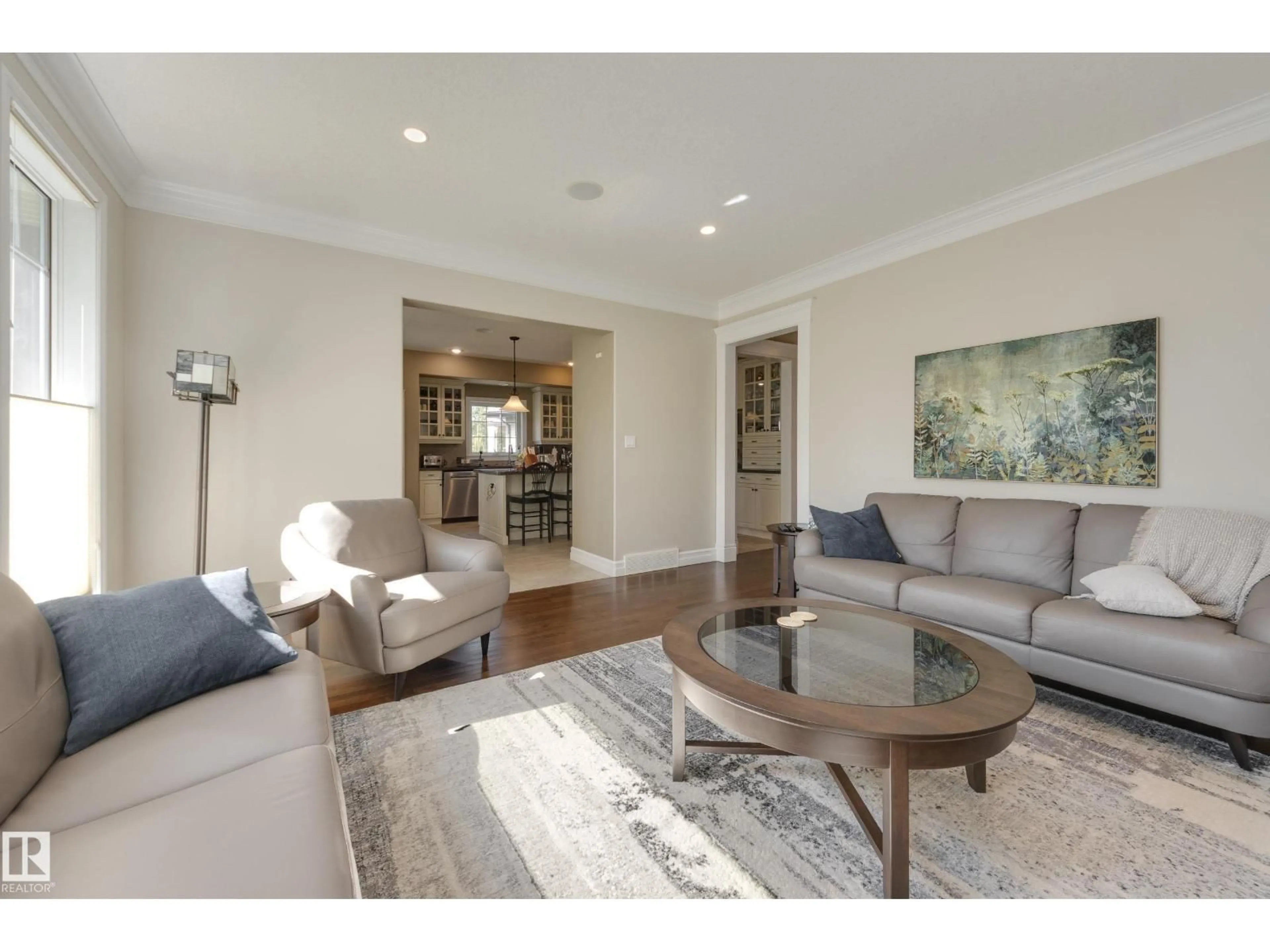 Living room with furniture, unknown for 8 LAURALCREST PL, St. Albert Alberta T8N7H4