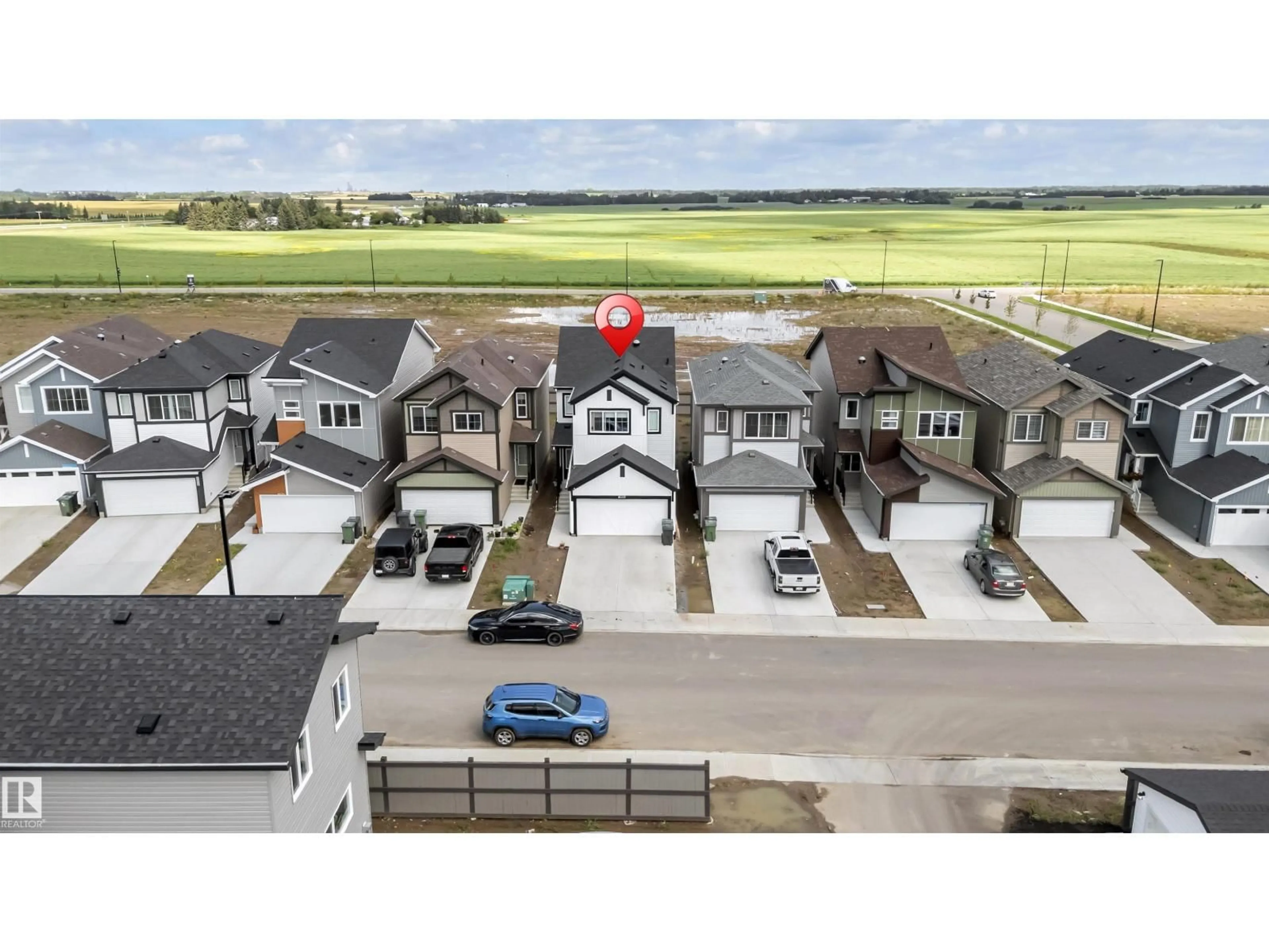A pic from outside/outdoor area/front of a property/back of a property/a pic from drone, street for 4610 72 AV, Beaumont Alberta T4X3B1