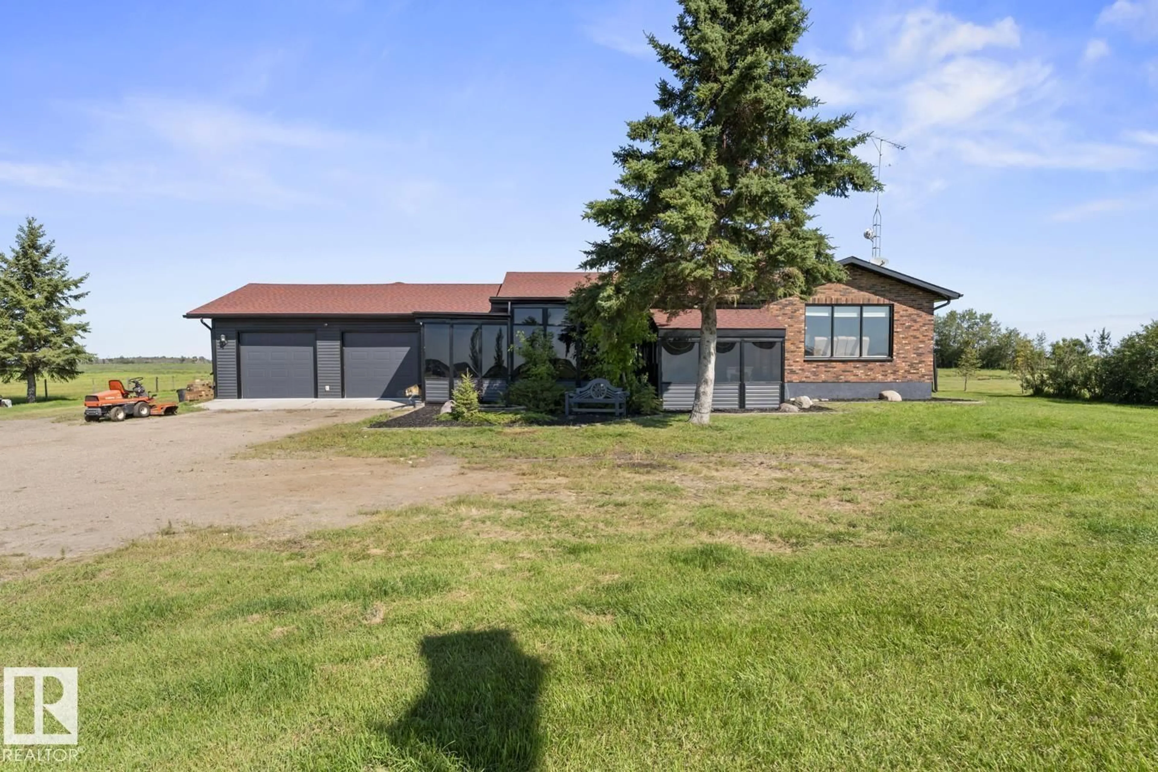A pic from outside/outdoor area/front of a property/back of a property/a pic from drone, street for 45018 HWY 659, Rural Bonnyville M.D. Alberta T9N2H6