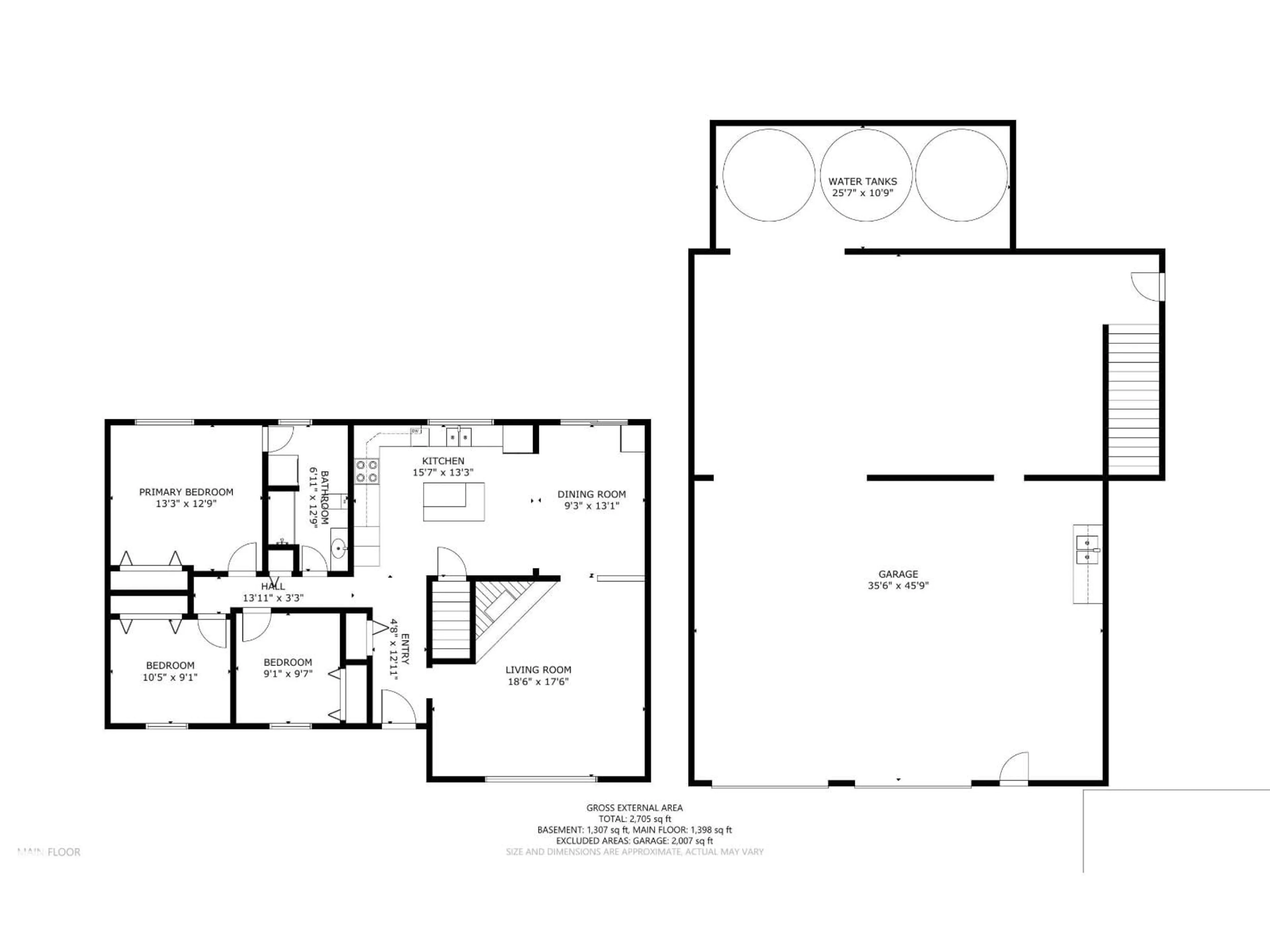 Floor plan for 45018 HWY 659, Rural Bonnyville M.D. Alberta T9N2H6