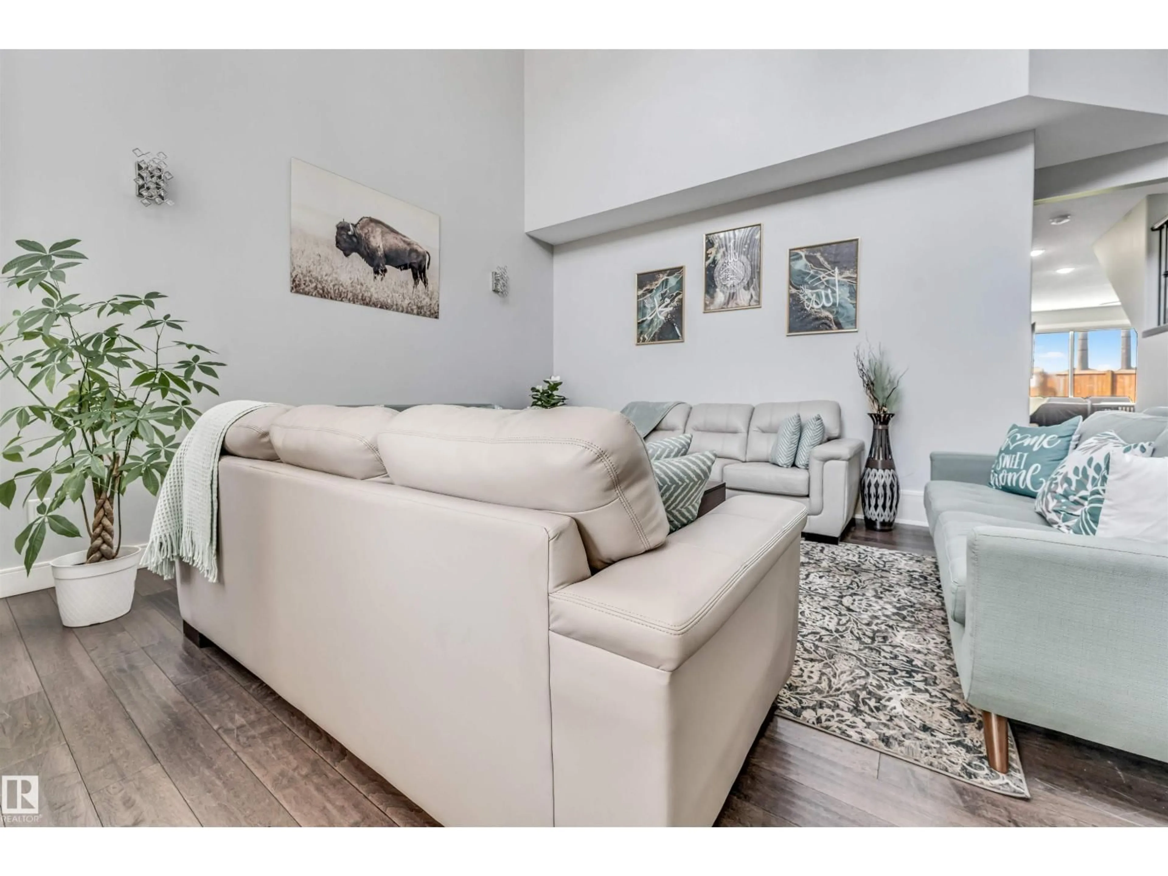 Living room with furniture, unknown for 2639 17 AV, Edmonton Alberta T6T2G6