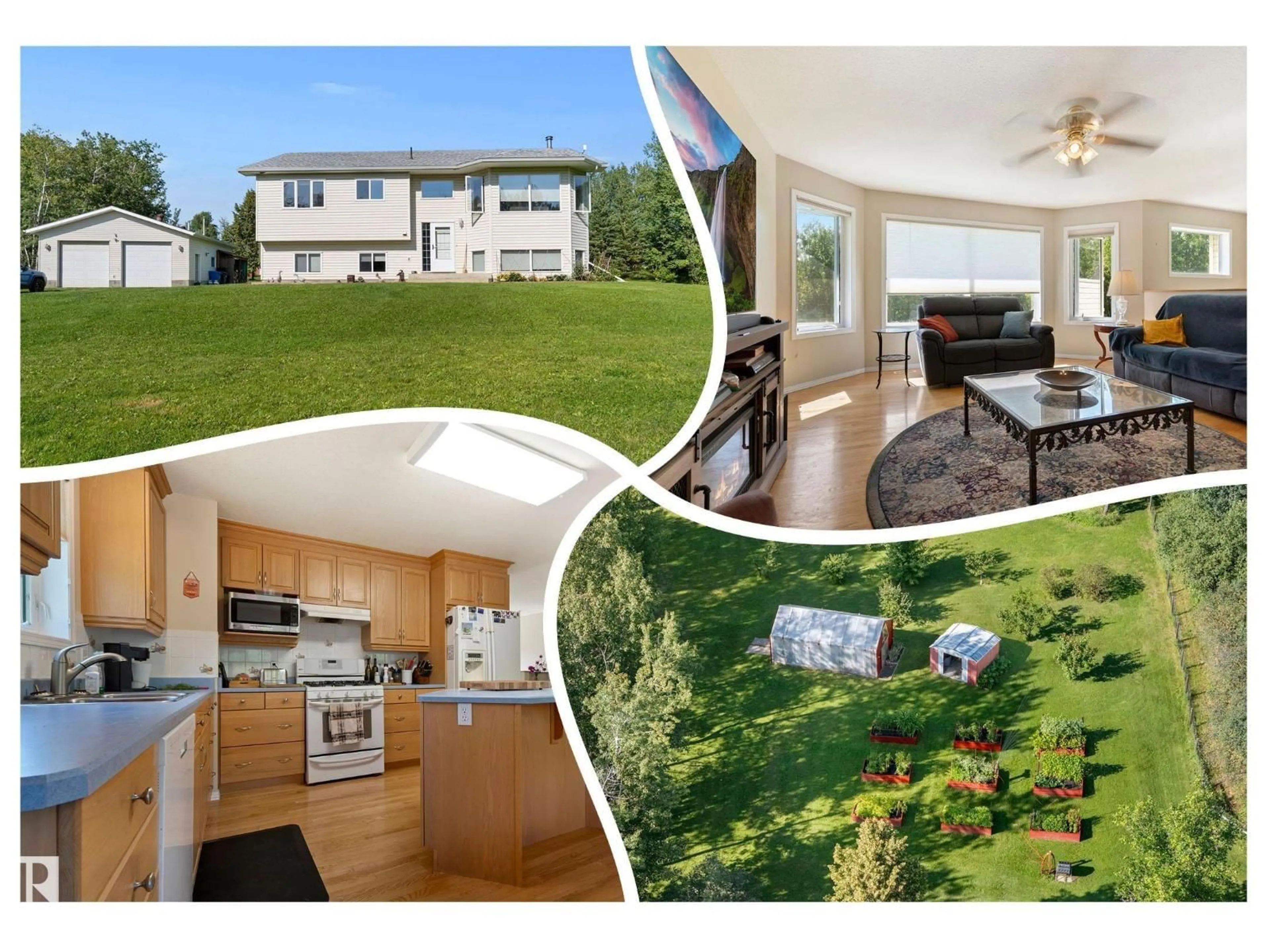 A pic from outside/outdoor area/front of a property/back of a property/a pic from drone, mountain view for #4 - 53222 RGE ROAD 34, Rural Parkland County Alberta T0E0N0