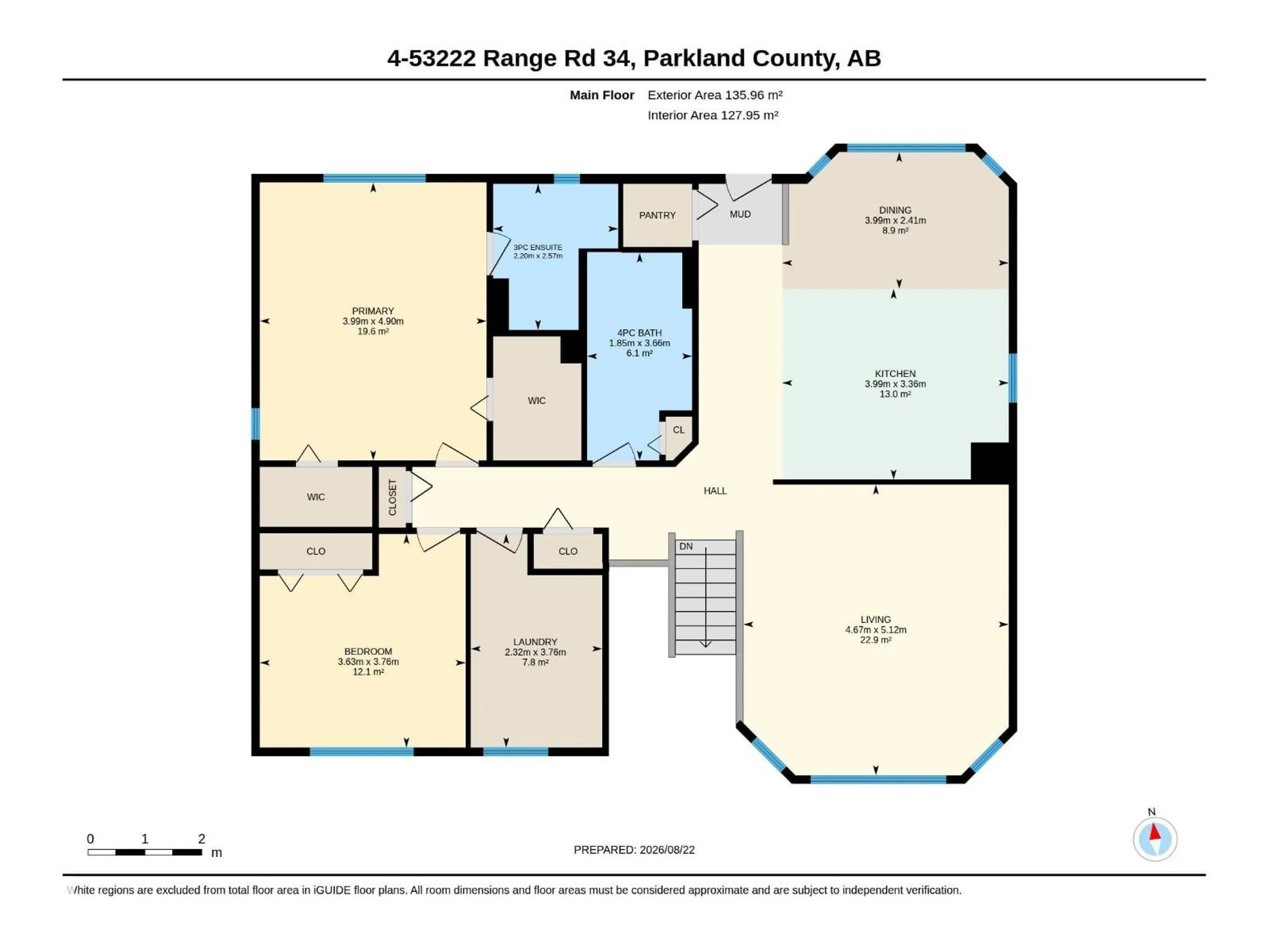 Floor plan for #4 - 53222 RGE ROAD 34, Rural Parkland County Alberta T0E0N0