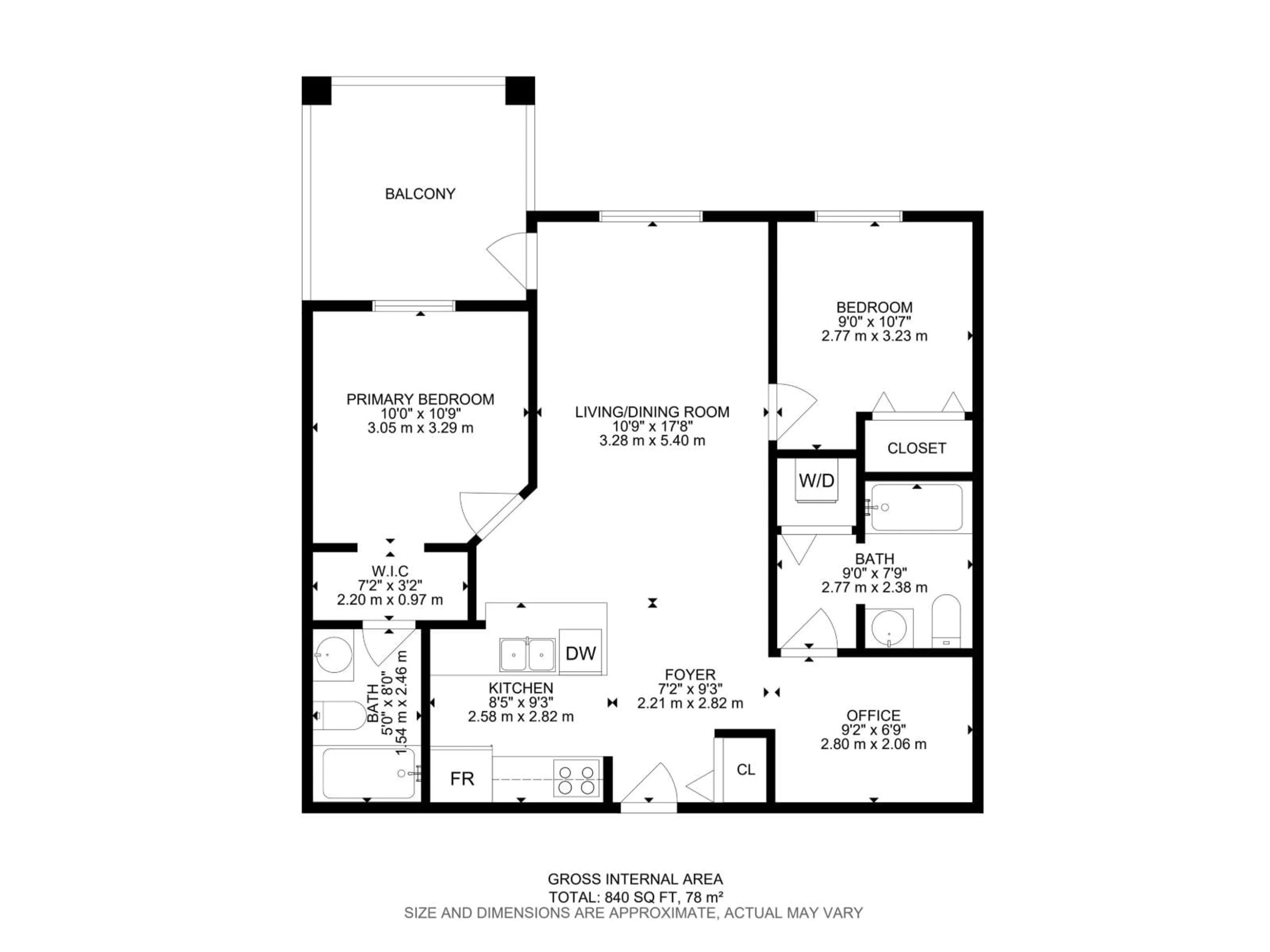 Floor plan for #217 - 5810 MULLEN PL, Edmonton Alberta T6R0W3