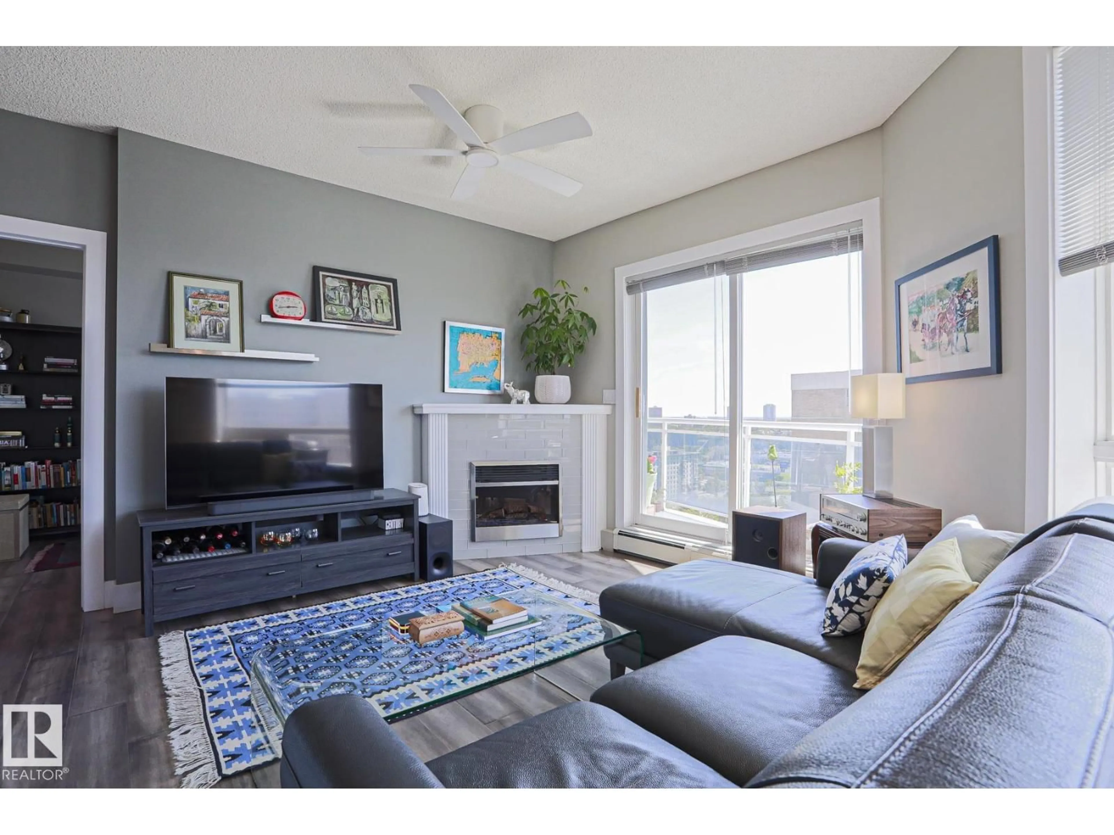 Living room with furniture, unknown for 10504 - 1004 99 AV, Edmonton Alberta T5K1B2