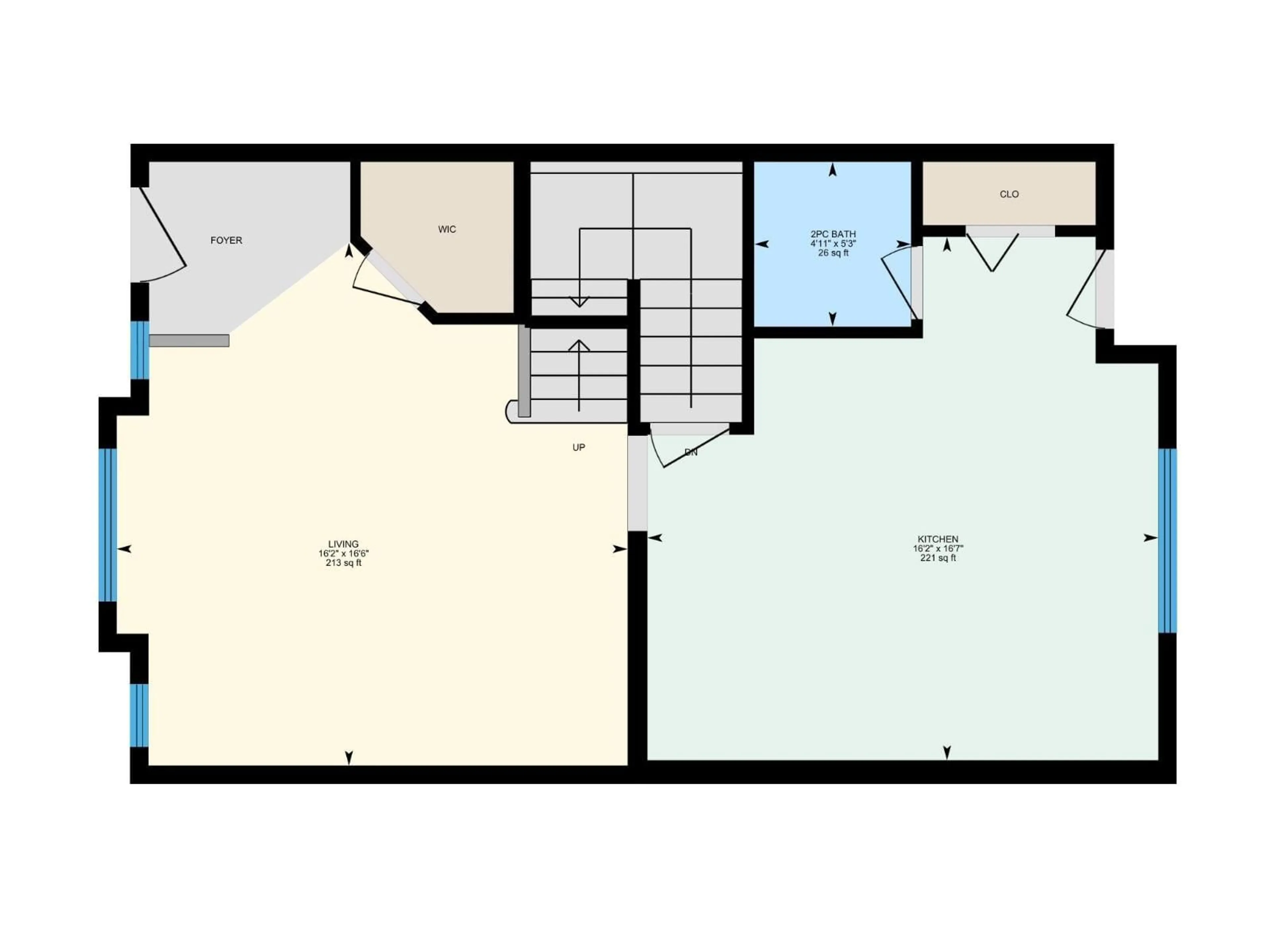 Floor plan for 545 WATT BV, Edmonton Alberta T6X0V9