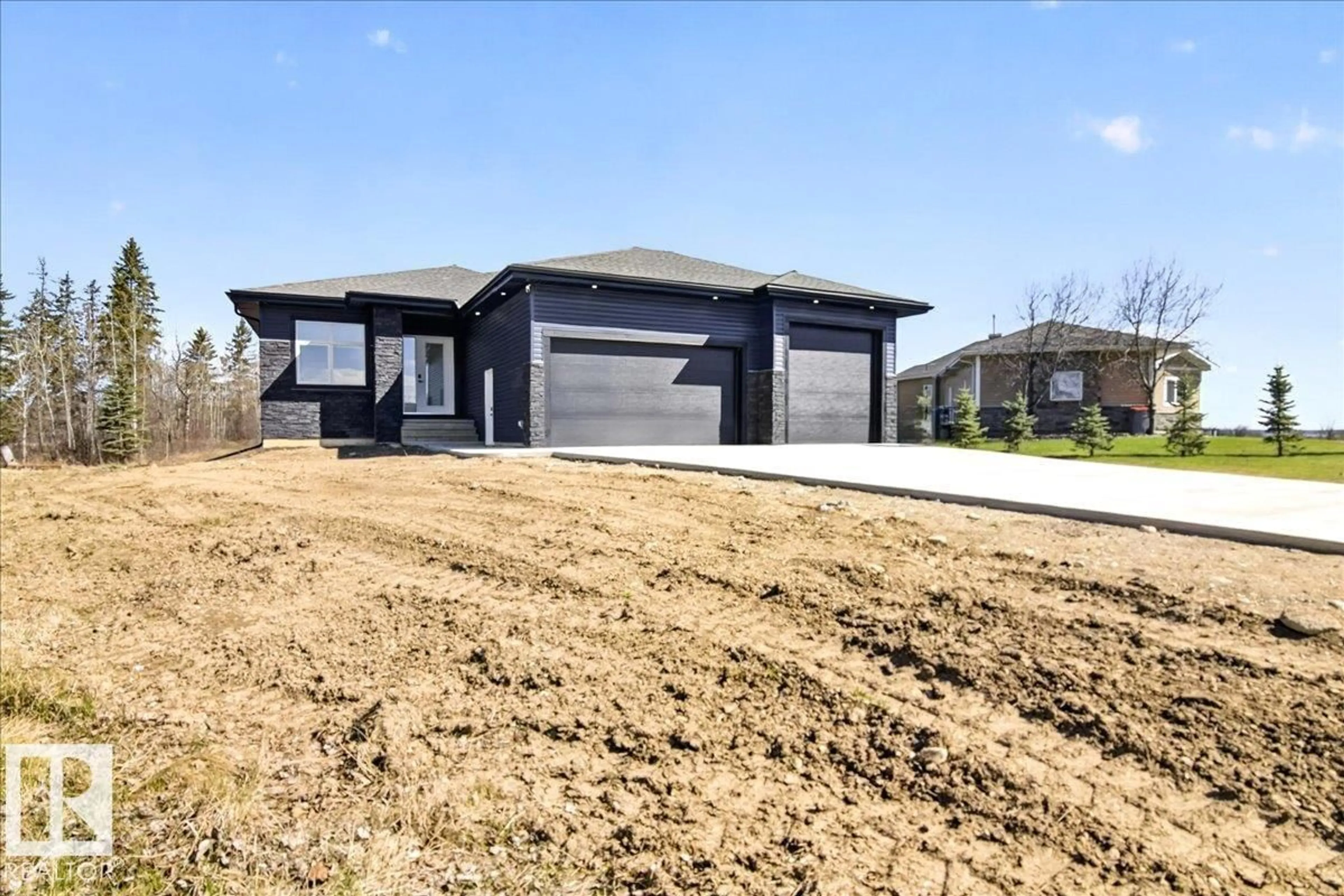 Home with brick exterior material, street for 31 TOWNSHIP ROAD 532 A, Rural Parkland County Alberta T7X4M1