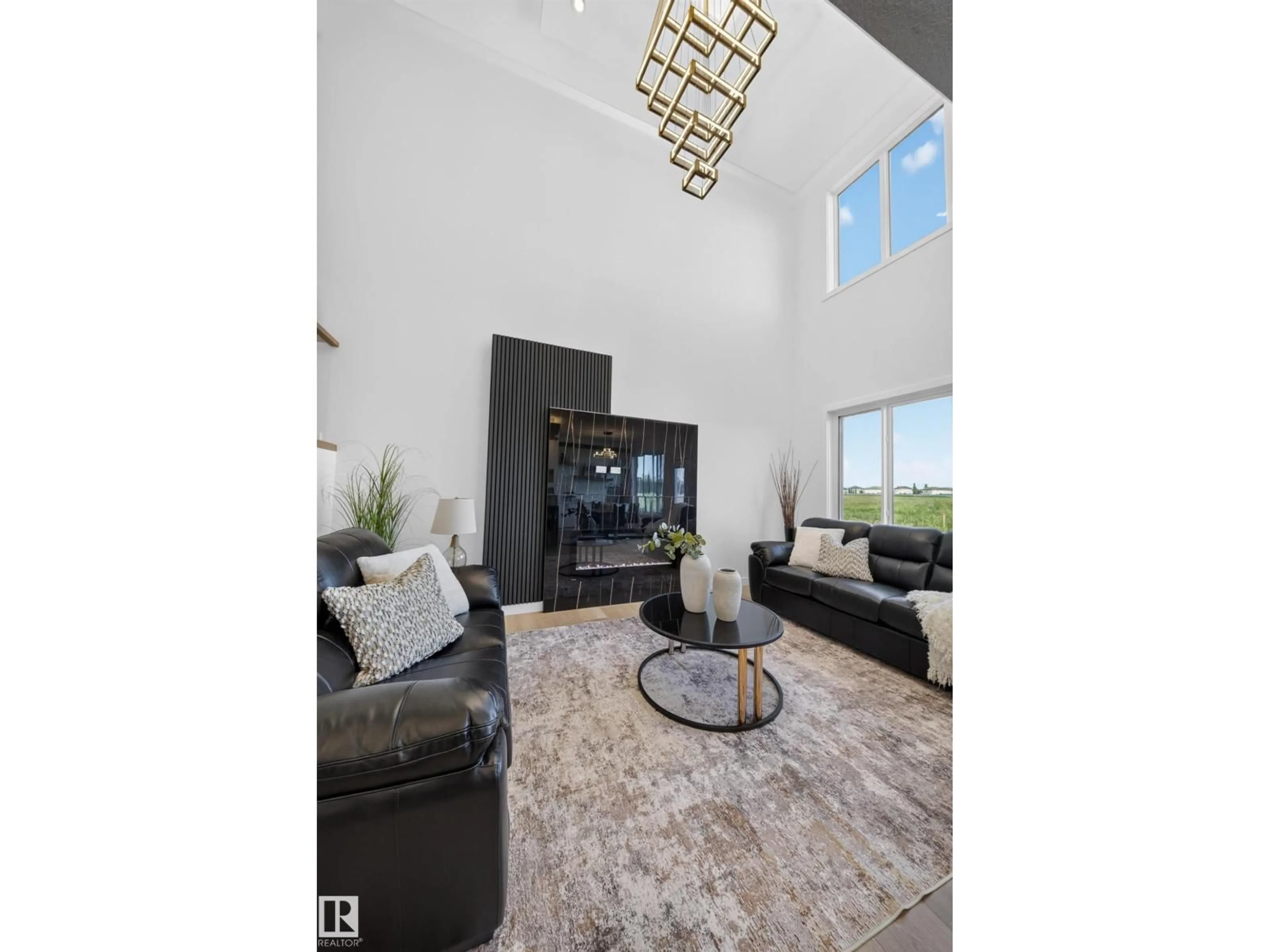 Living room with furniture, unknown for 214 CRYSTAL CREEK DRIVE, Leduc Alberta T9E0X6