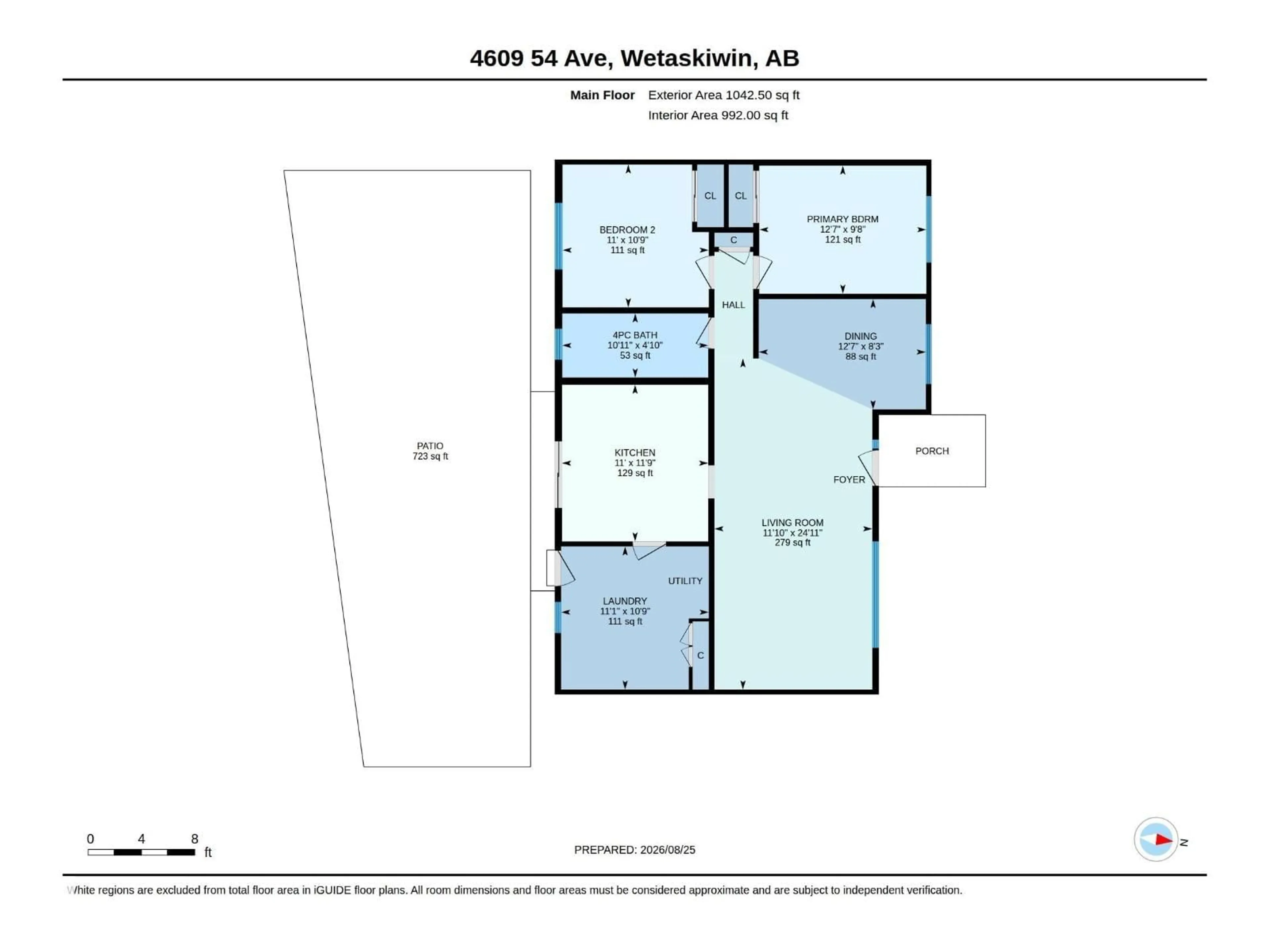 Floor plan for 4609 54 AVENUE, Wetaskiwin Alberta T9A0Z2