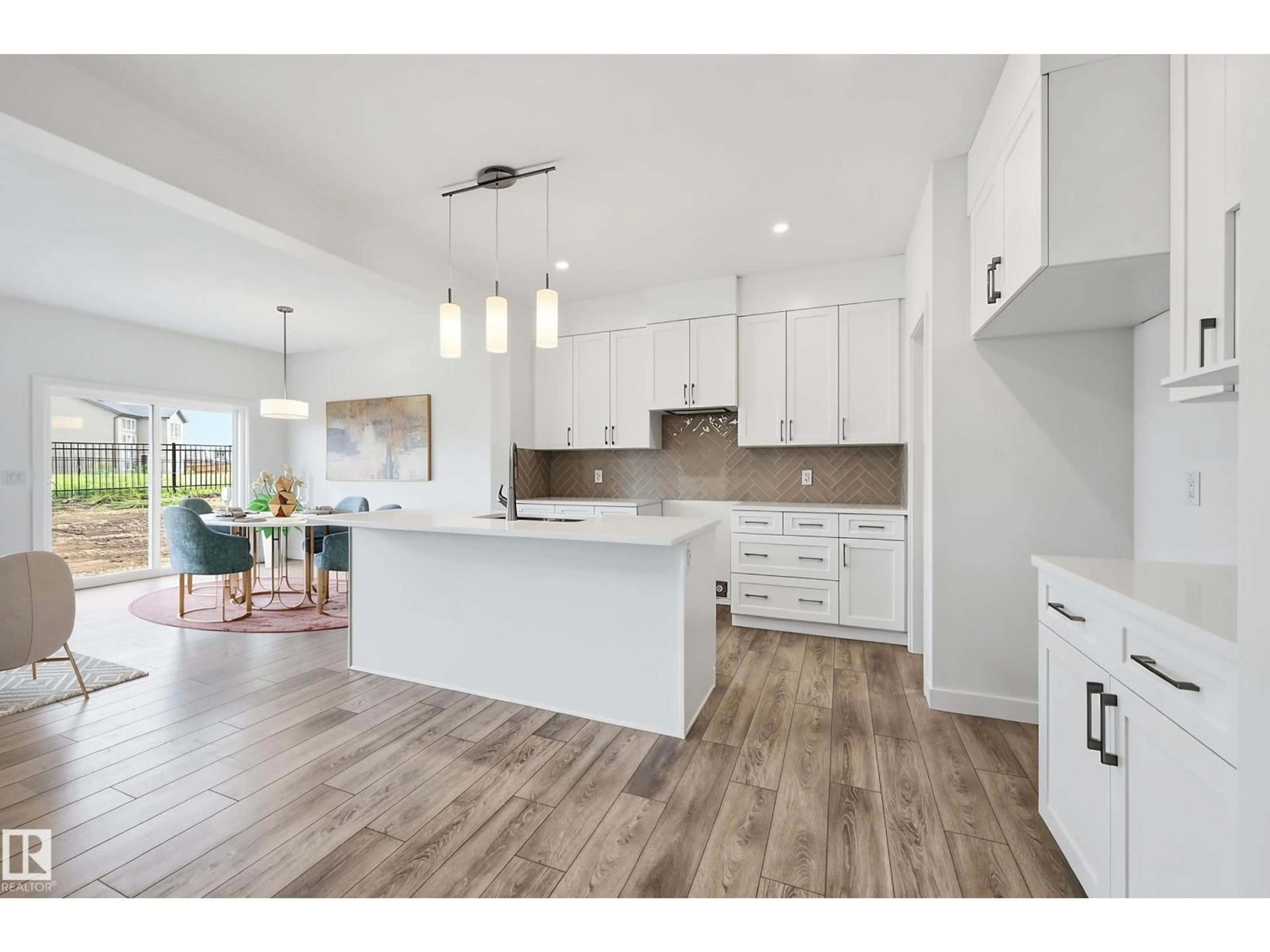 Open concept kitchen, unknown for NW - 22615 89 AV, Edmonton Alberta T5T7W8