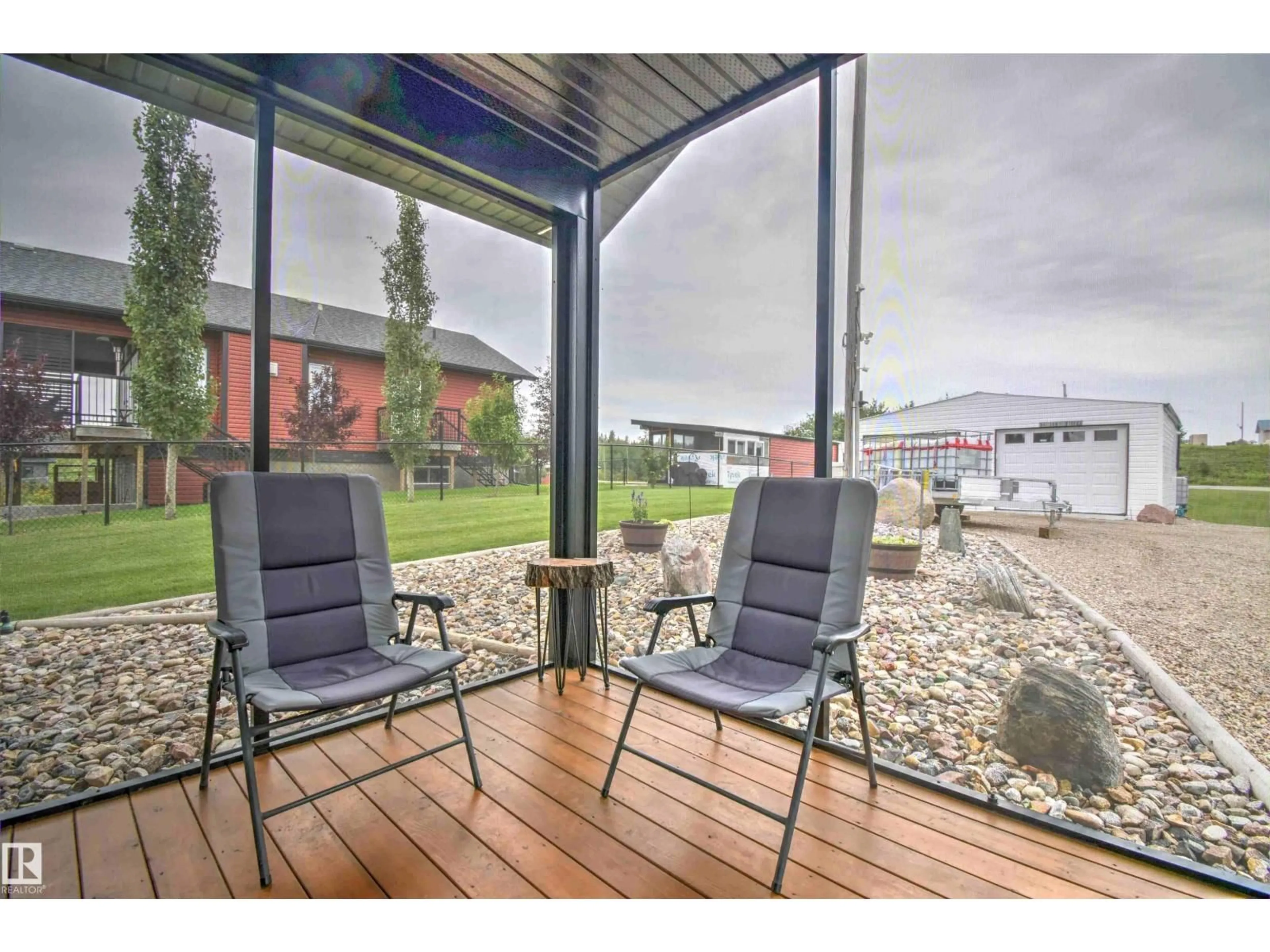 Patio, water/lake/river/ocean view for 735 56512 RR 111, Rural St. Paul County Alberta T0A2G0