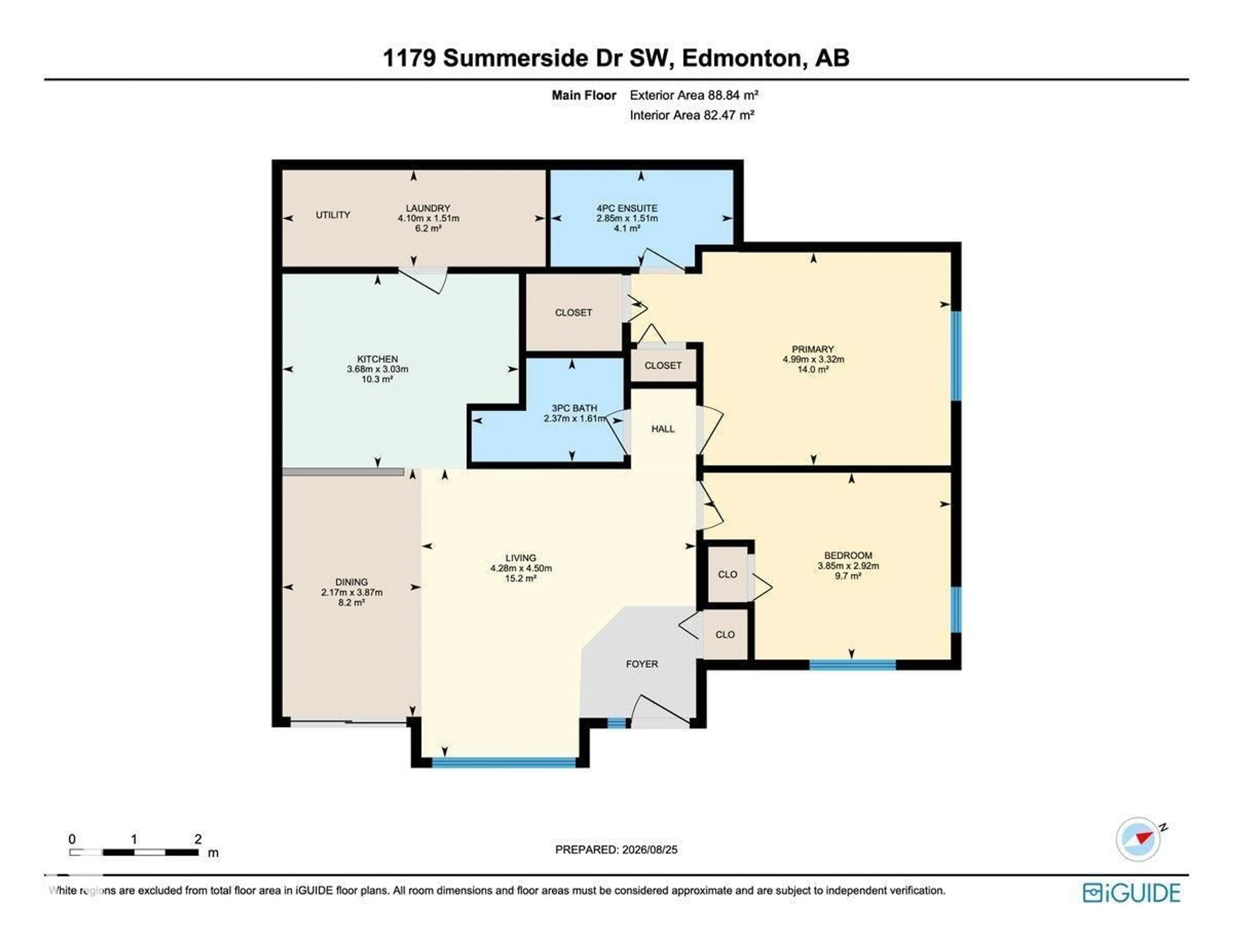 Floor plan for 1179 SUMMERSIDE DR, Edmonton Alberta T6X1K1