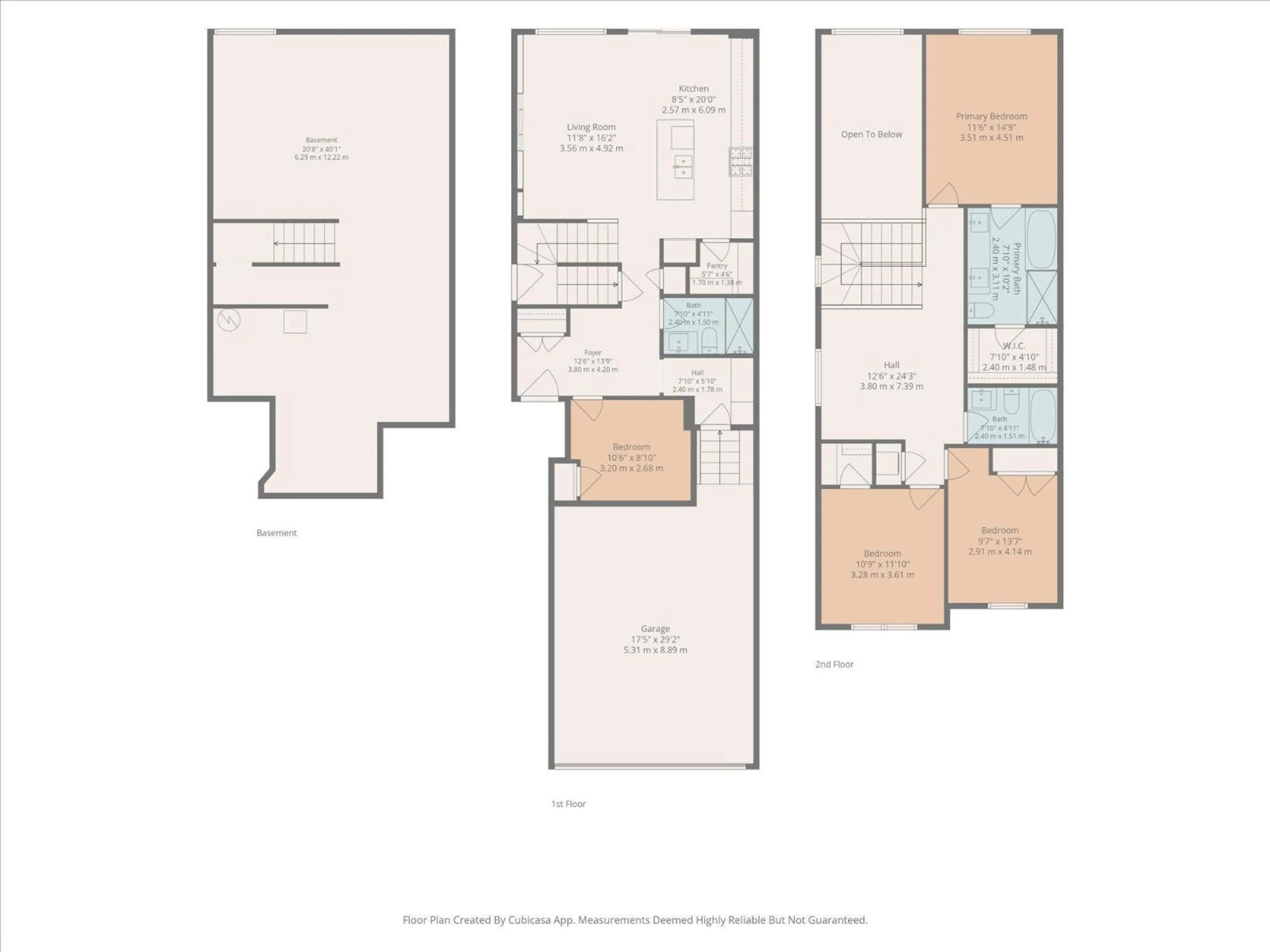 Floor plan for 9 TENOR LI, Spruce Grove Alberta T7X3G1