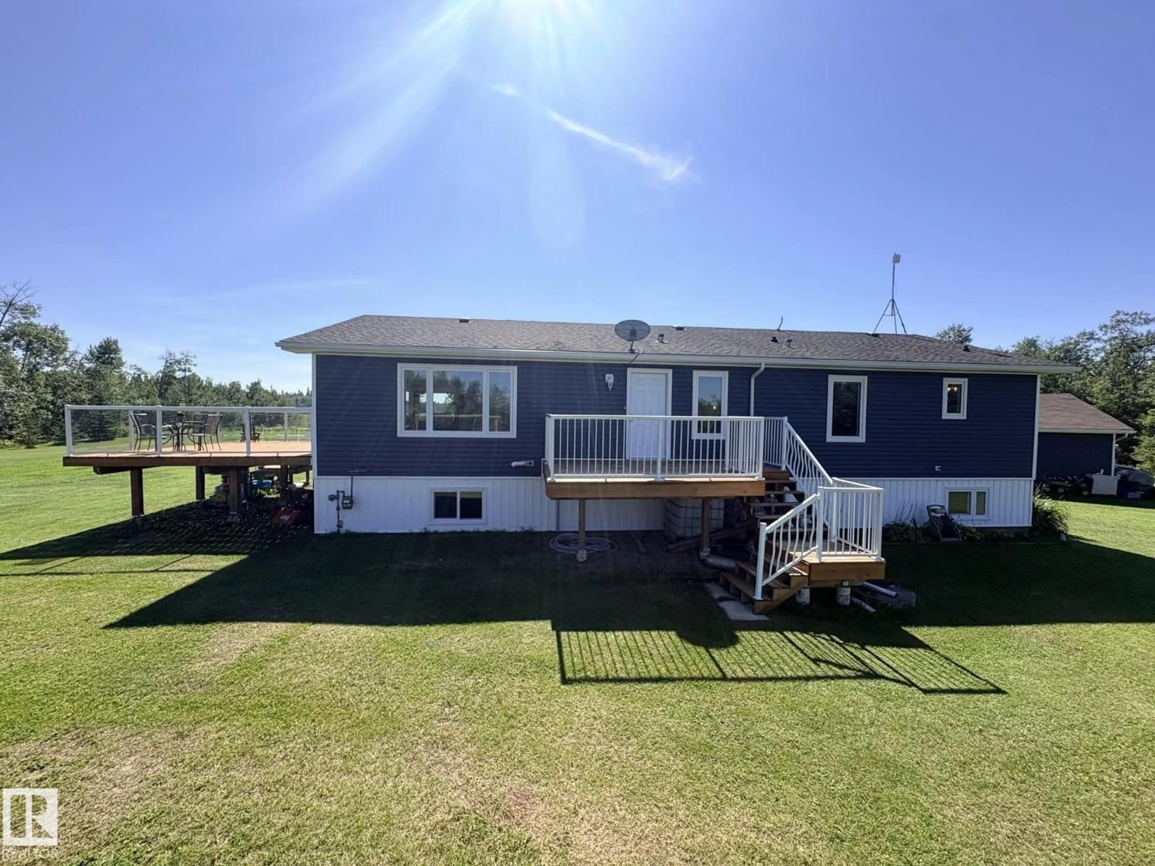 A pic from outside/outdoor area/front of a property/back of a property/a pic from drone, water/lake/river/ocean view for 45512 TOWNSHIP ROAD 604, Rural Bonnyville M.D. Alberta T9N2G6