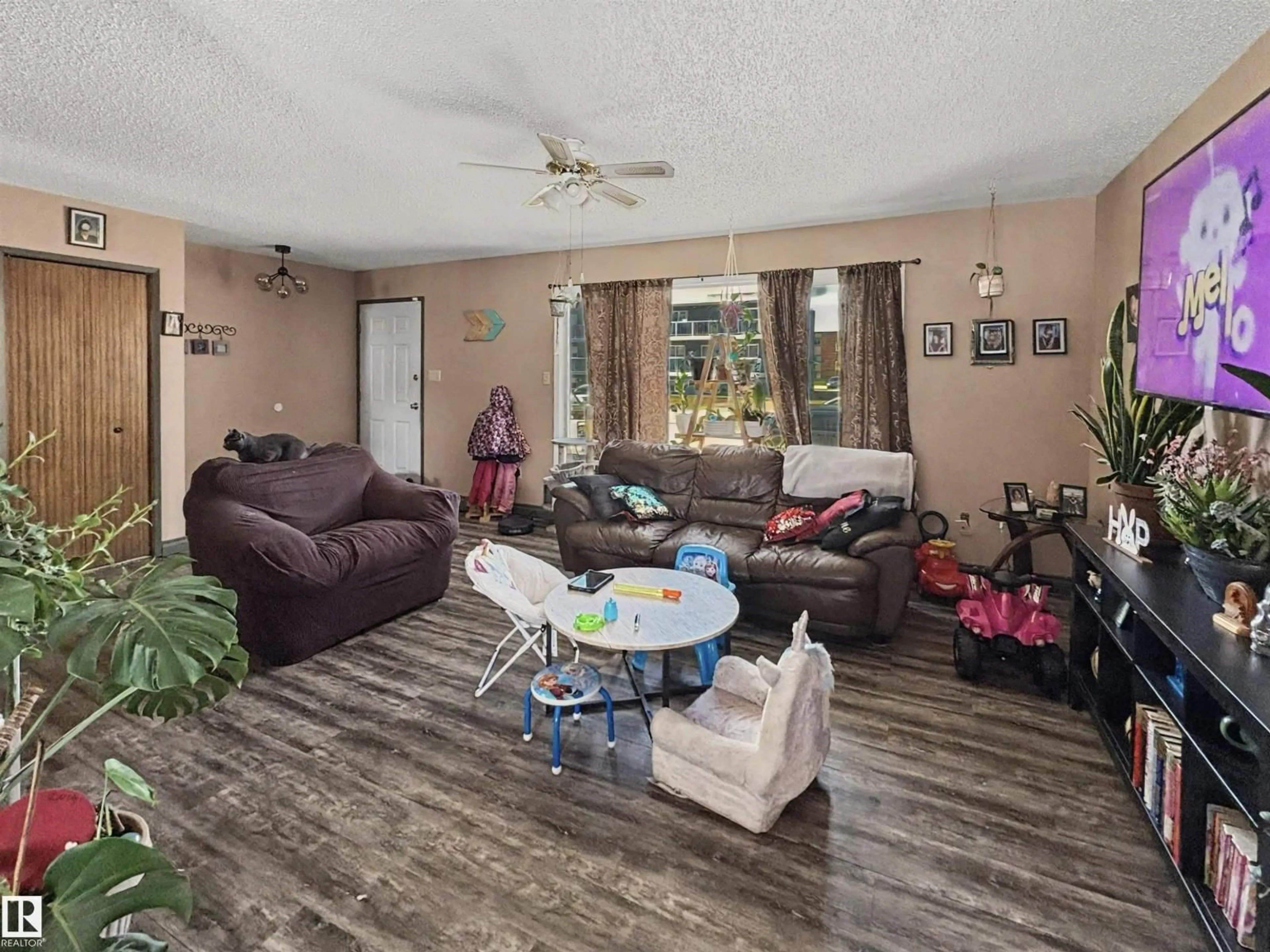 Living room with furniture, unknown for 4513 42 ST, Bonnyville Town Alberta T9N1J1