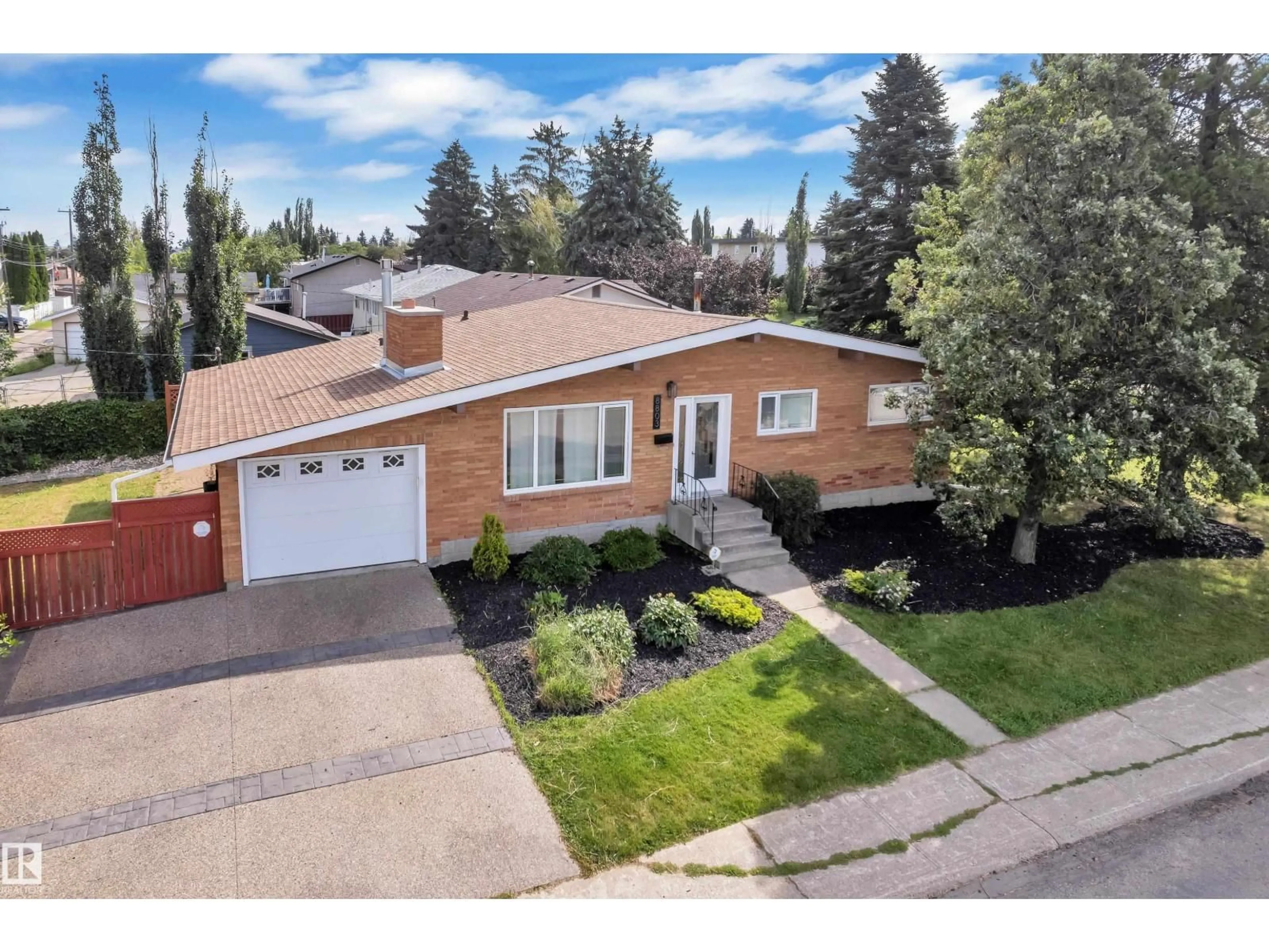 Home with brick exterior material, street for NW - 8803 68A ST, Edmonton Alberta T6B1T7