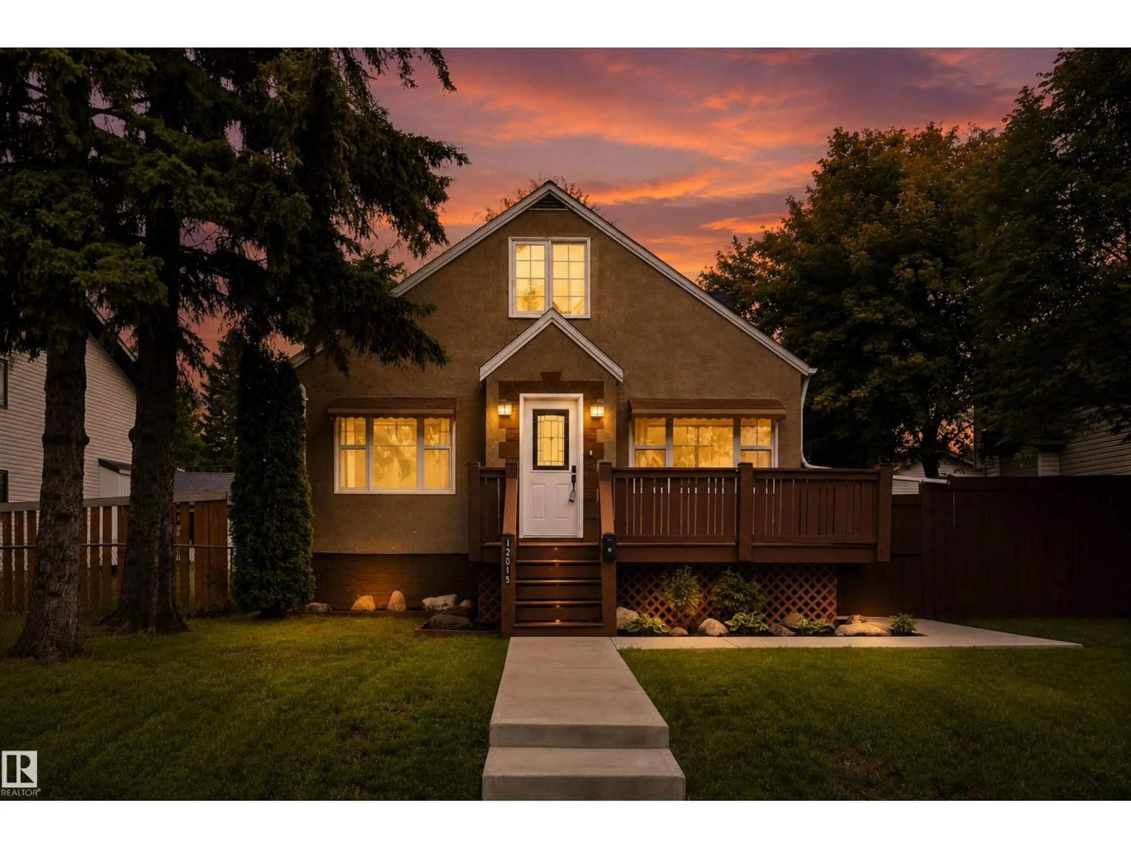 Home with brick exterior material, street for 12015 124 ST, Edmonton Alberta T5L0M8