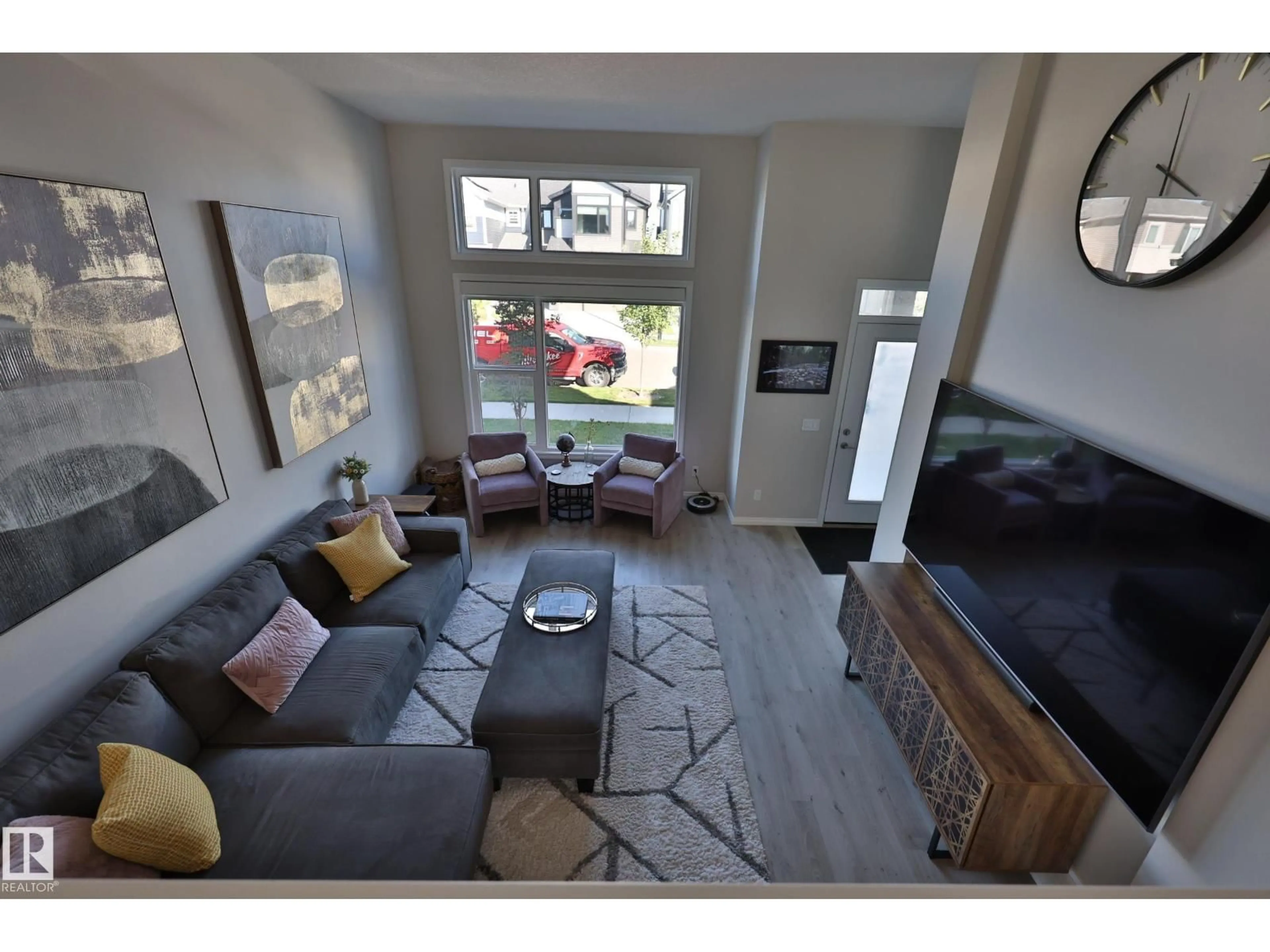 Living room with furniture, unknown for 30 NETTLE CR, St. Albert Alberta T8N7Z8
