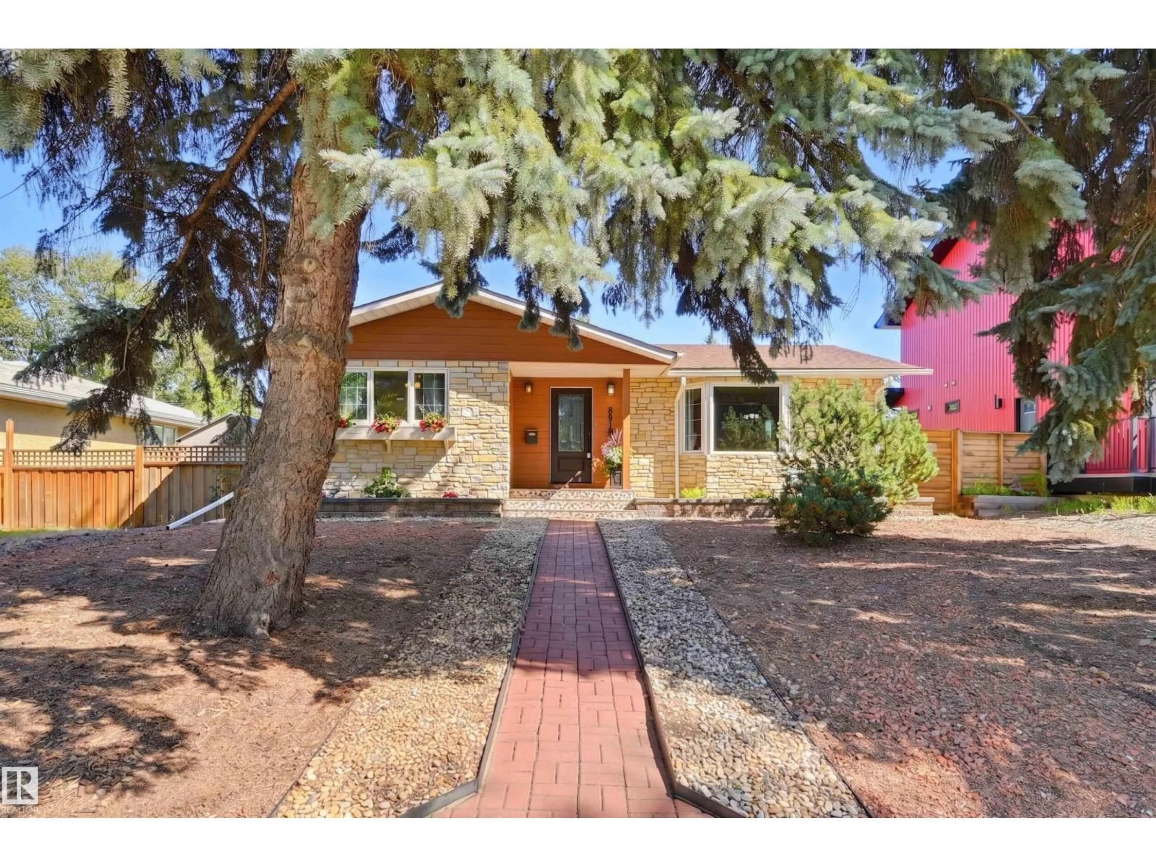Home with brick exterior material, street for NW - 8819 142 ST, Edmonton Alberta T5R0M3