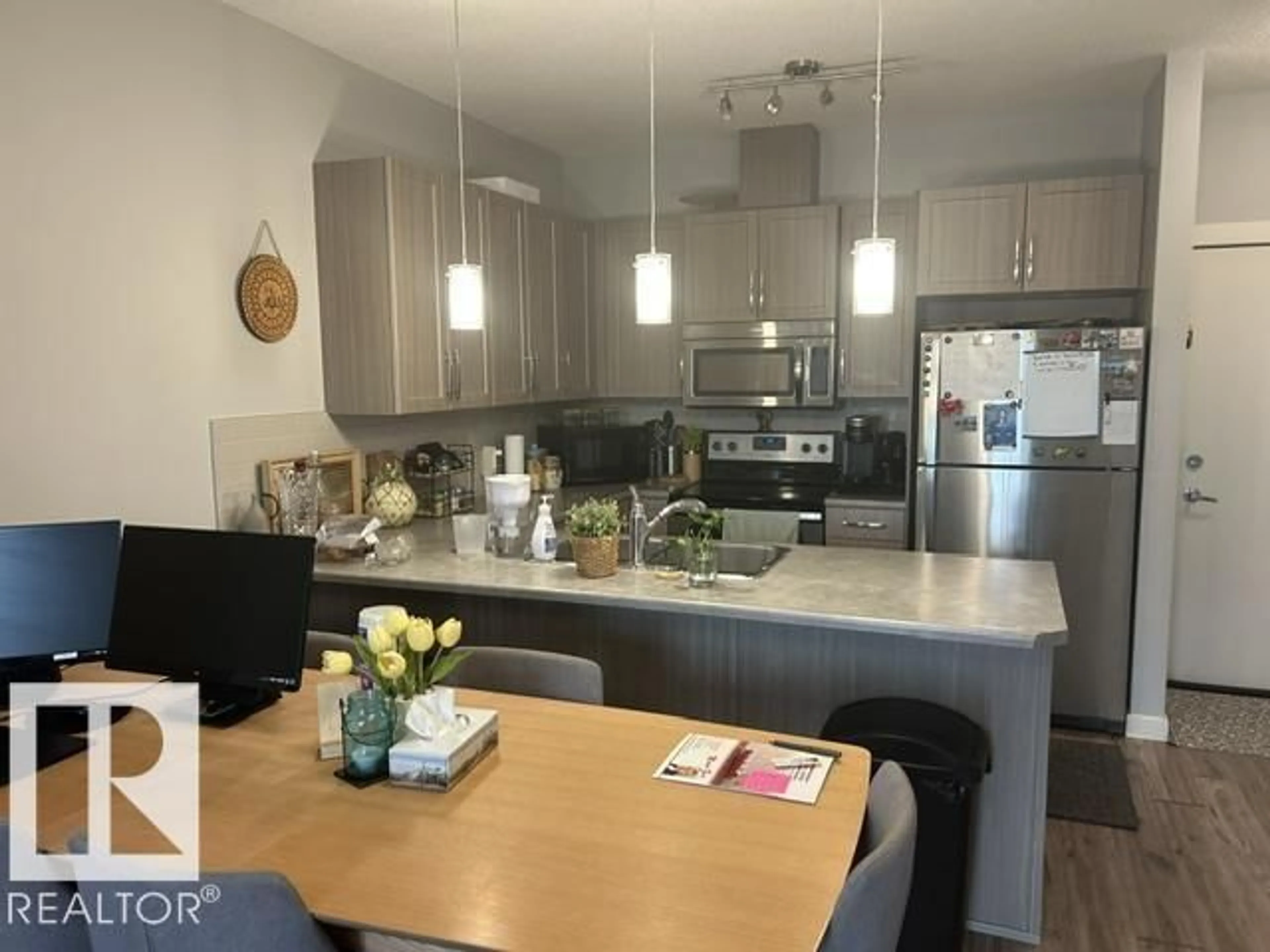 Open concept kitchen, unknown for #208 - 812 WELSH DR, Edmonton Alberta T6X1Y7