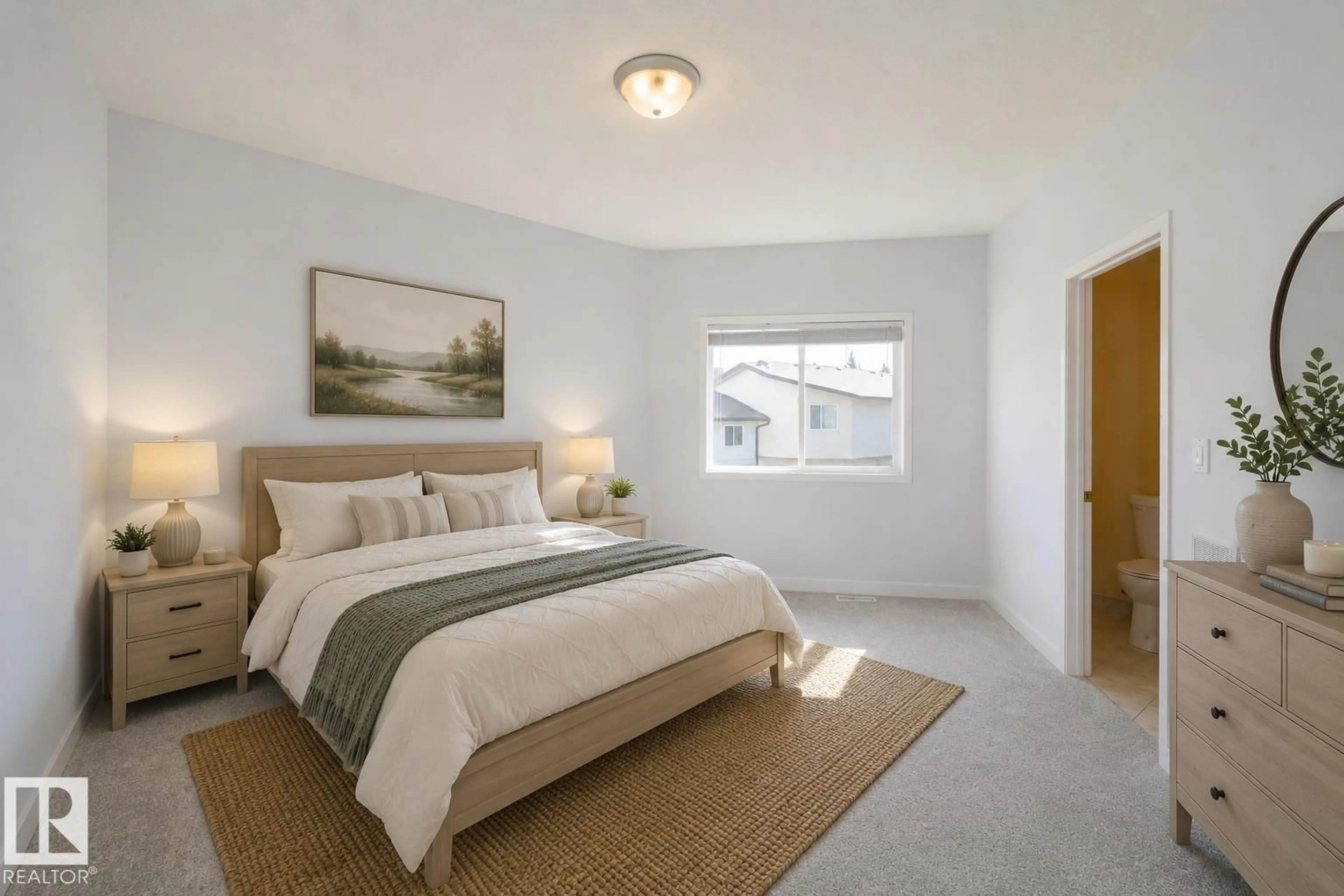Bedroom with bed, unknown for #37 - 3811 85 ST, Edmonton Alberta T6K4C7