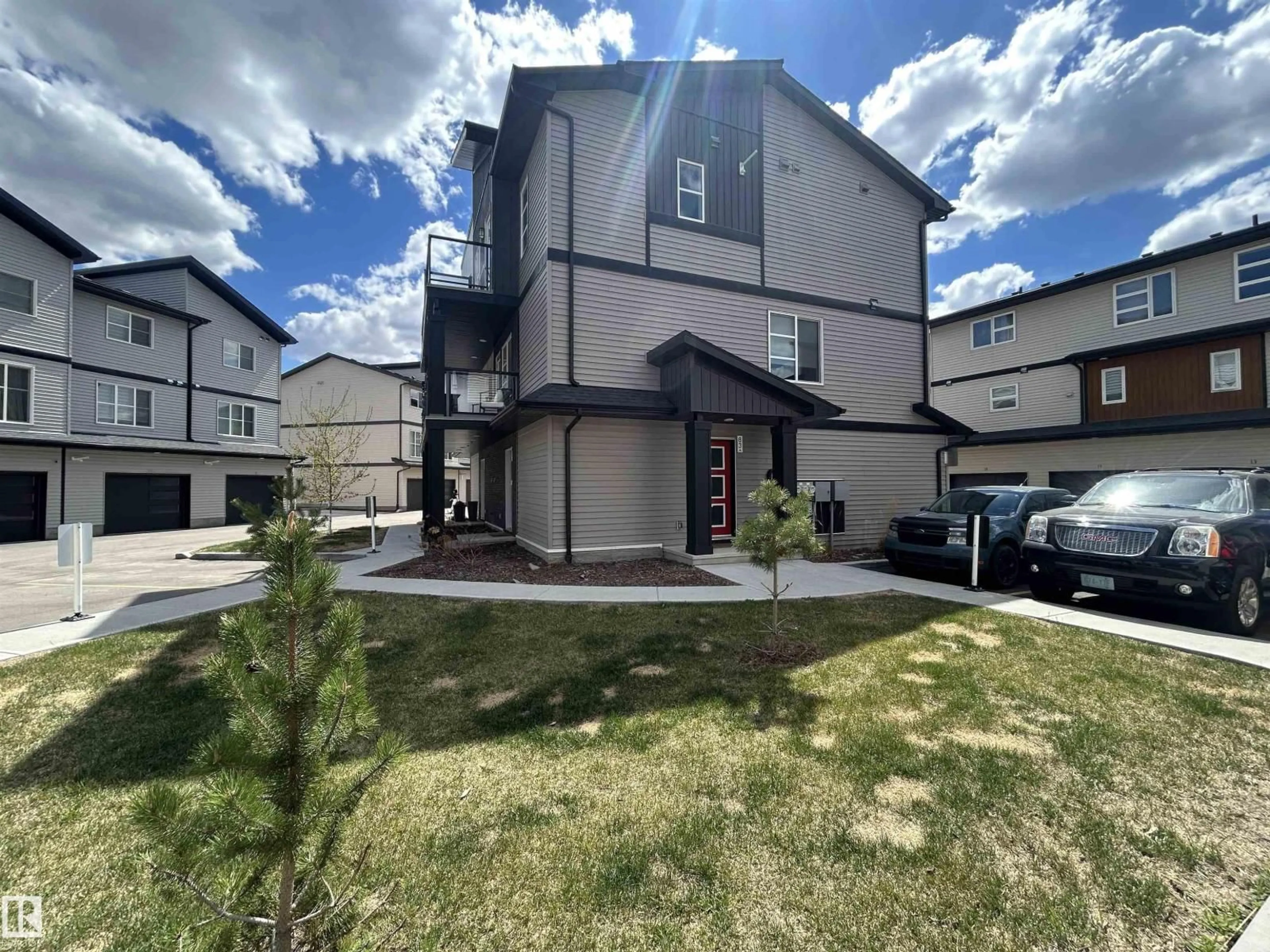 A pic from outside/outdoor area/front of a property/back of a property/a pic from drone, street for #83 - 1203 163 ST, Edmonton Alberta T6W3X1