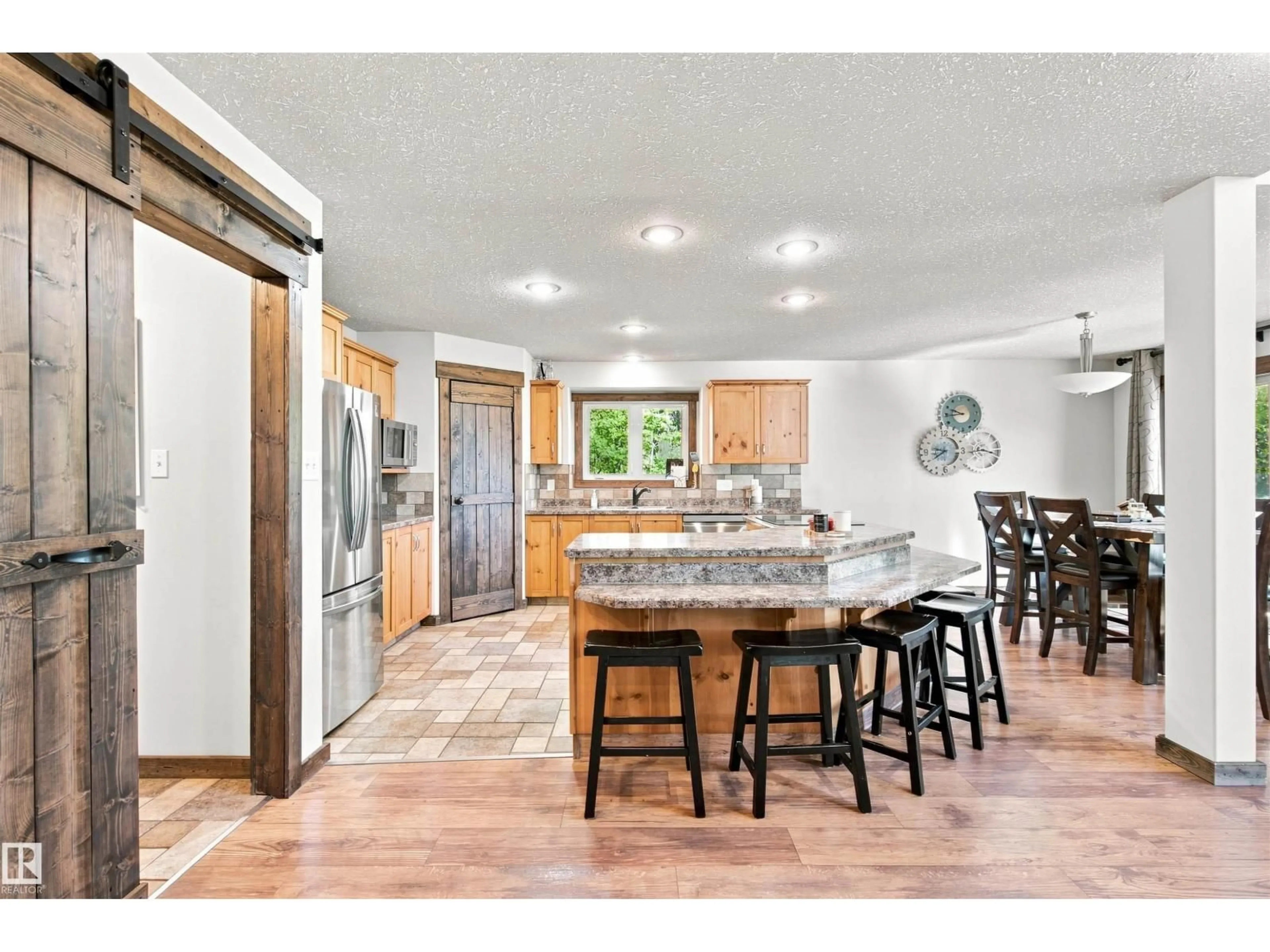 Open concept kitchen, ceramic/tile floor for 7812 16 ST, Cold Lake Alberta T9M1B5