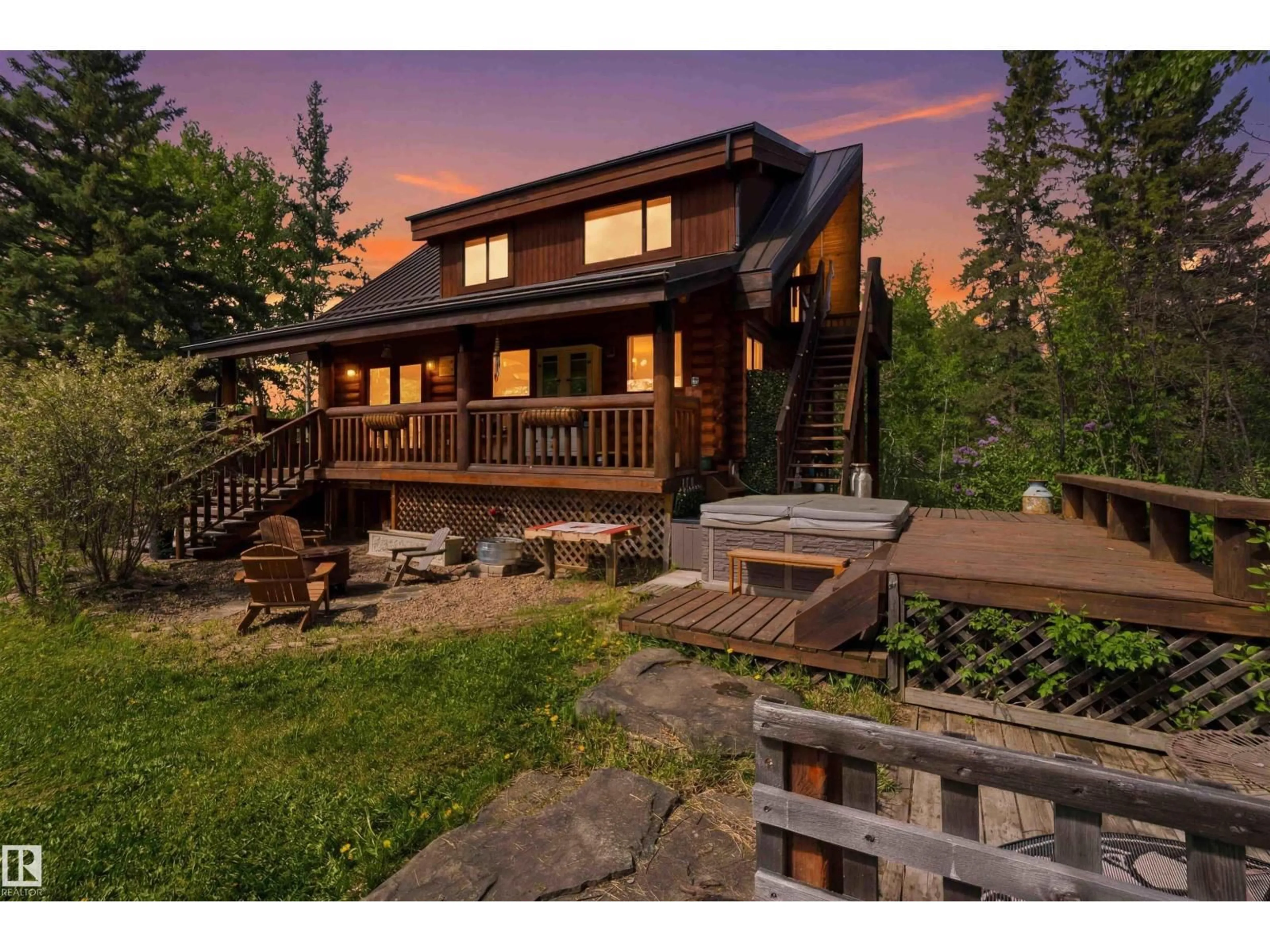 A pic from outside/outdoor area/front of a property/back of a property/a pic from drone, mountain view for #17 A - 15031 TWP ROAD 462, Rural Wetaskiwin County Alberta T0C2V0